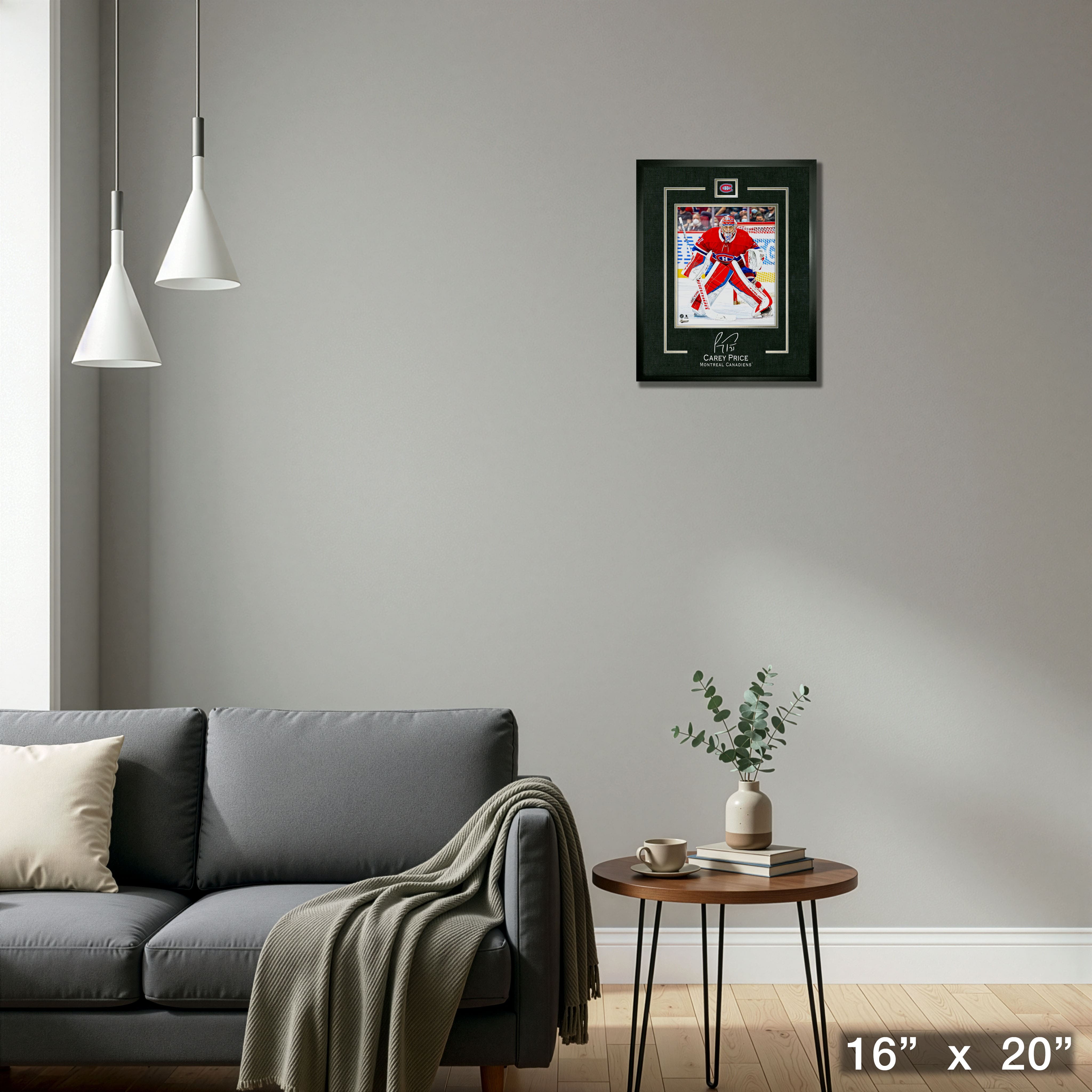 Carey Price 16" x 20" Replica Signature Frame Canadiens