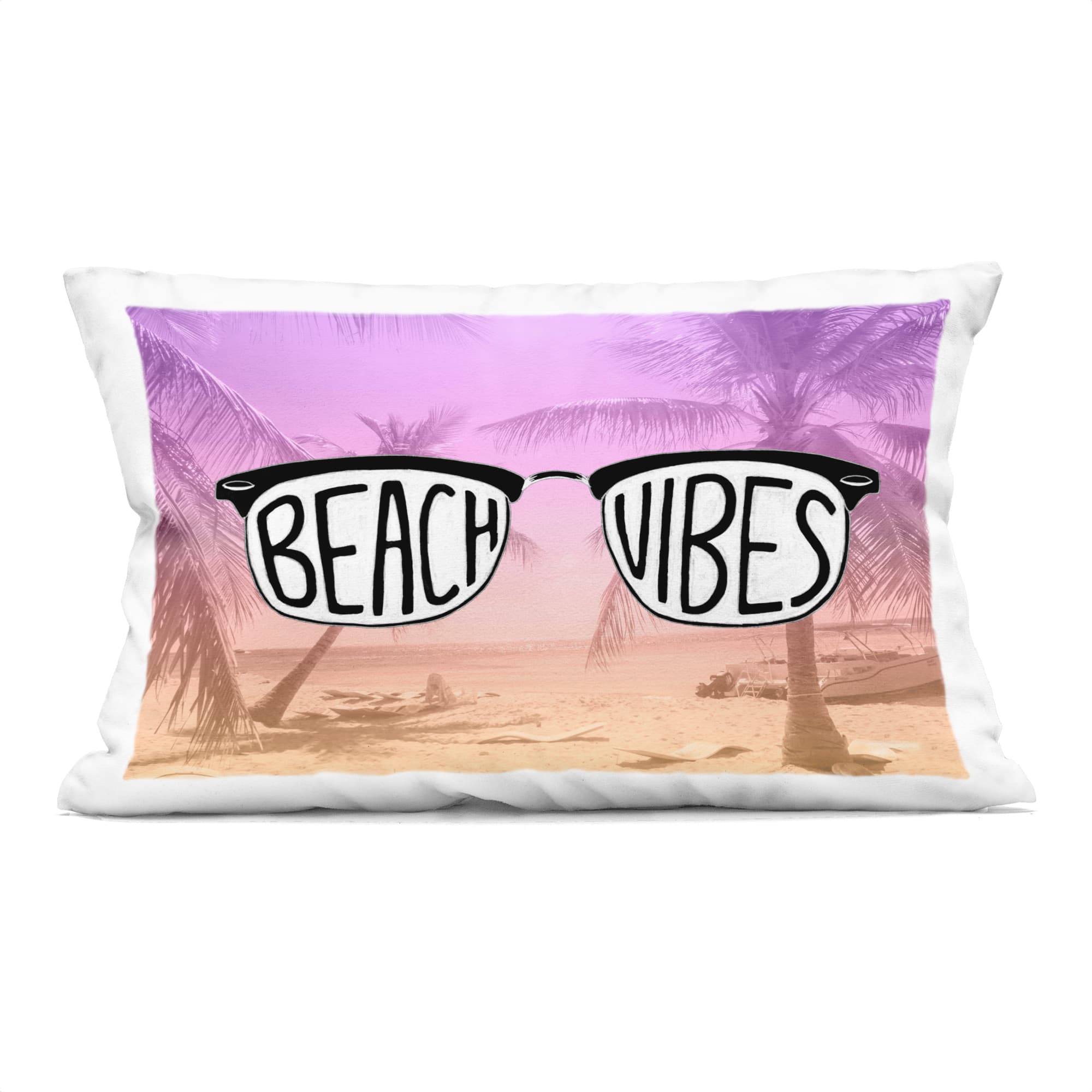 Stupell Industries 14" x 20" Tropical Beach Vibes Decorative Printed Indoor Pillow