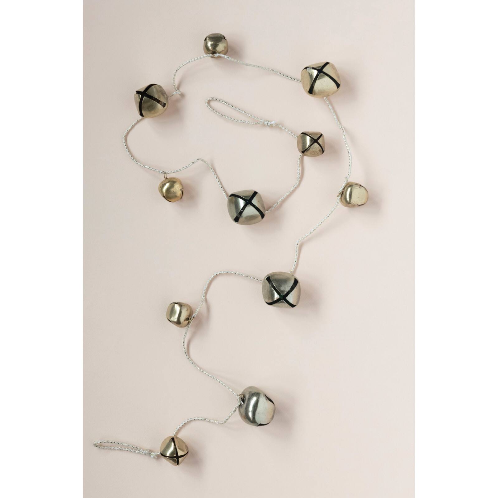 Hello Honey® 61" Gold Finish Metal Bells Garland