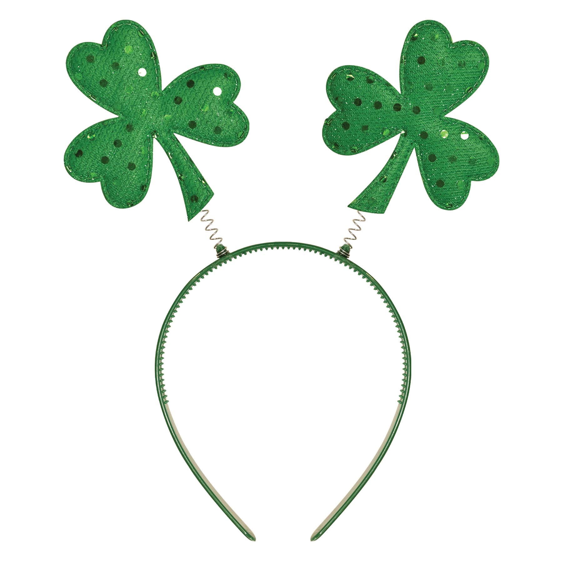 Beistle Adult Sequined Shamrock Boppers, 3ct.