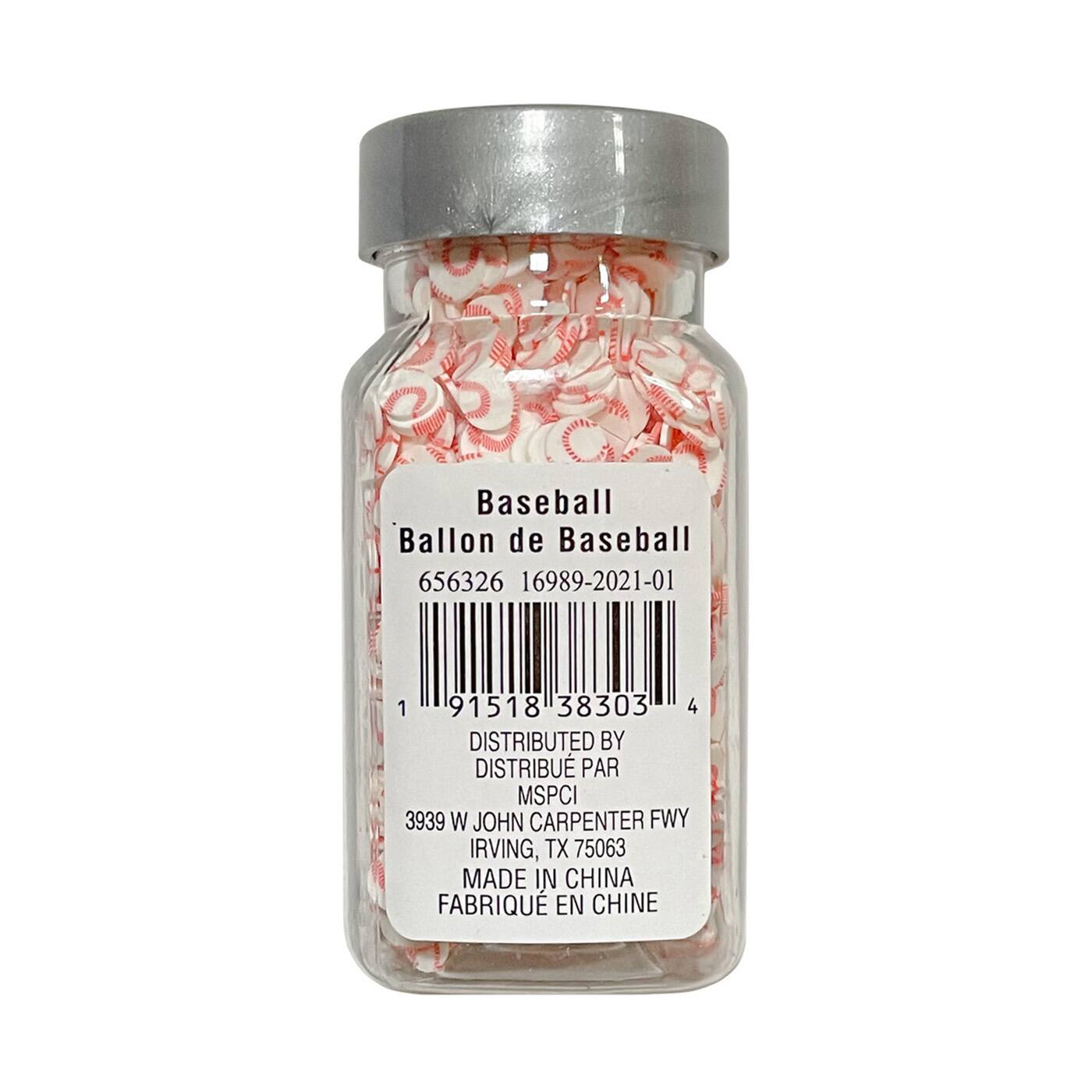 Specialty Glitter Baseball Shapes by Recollections™