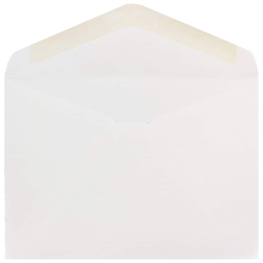 JAM Paper White A7 Invitation Envelopes with V-Flap, 100ct.