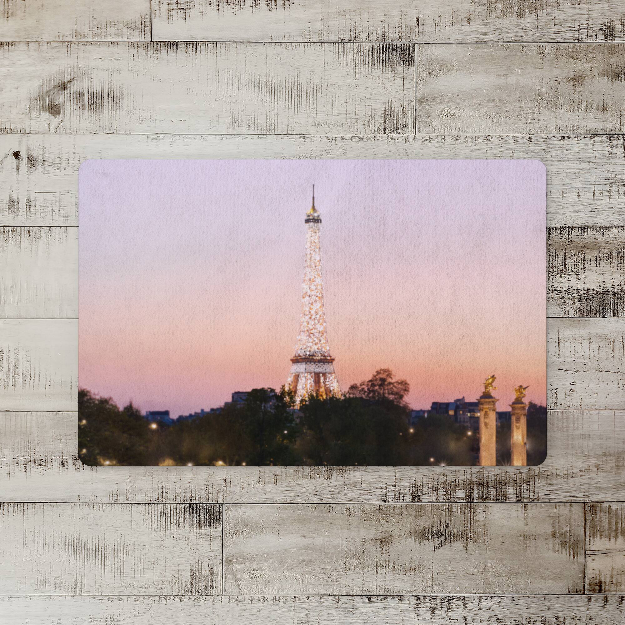 Eiffel Tower Twinkle 27" x 18" Floor Mat