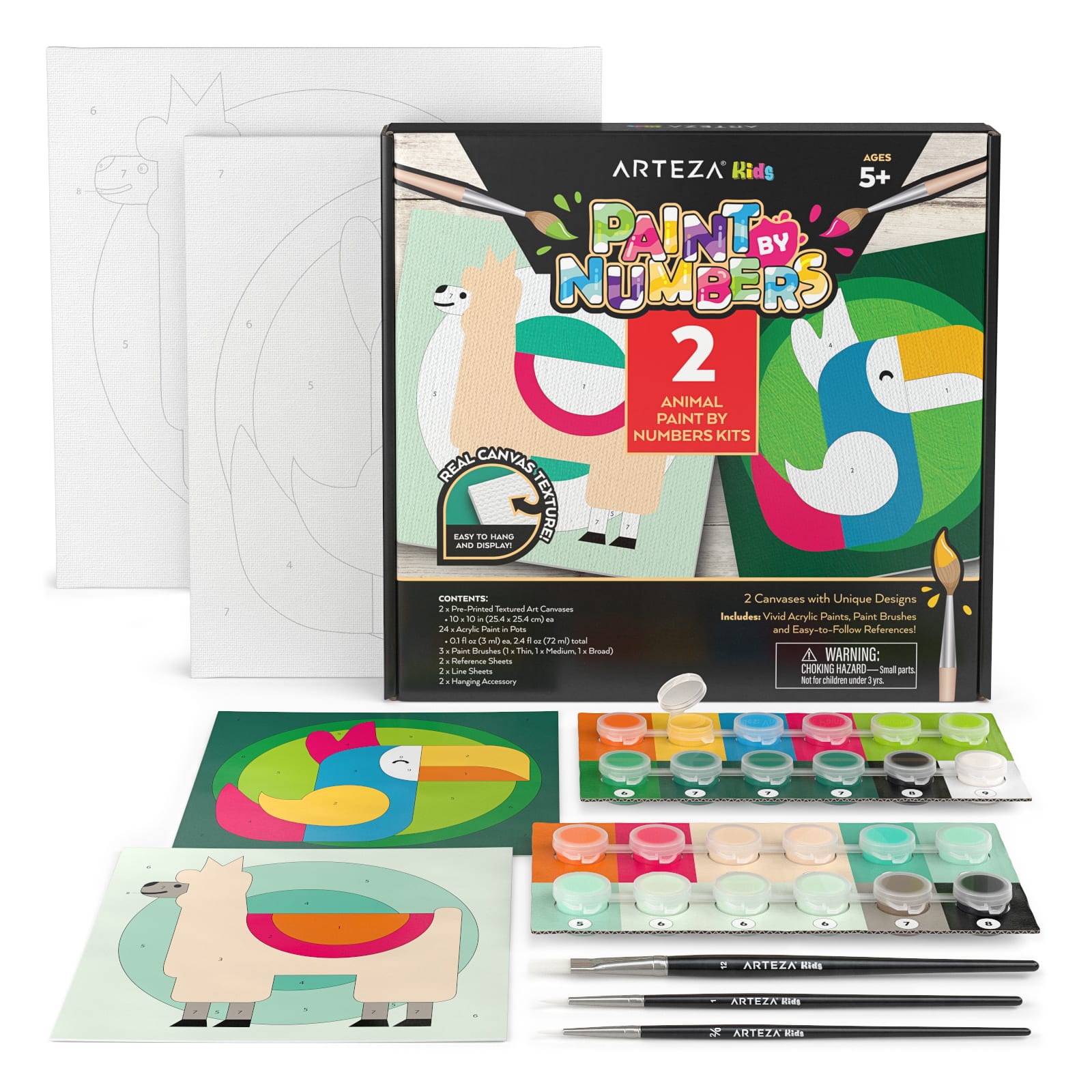 Arteza® Kids Land Animals Paint by Numbers Kit