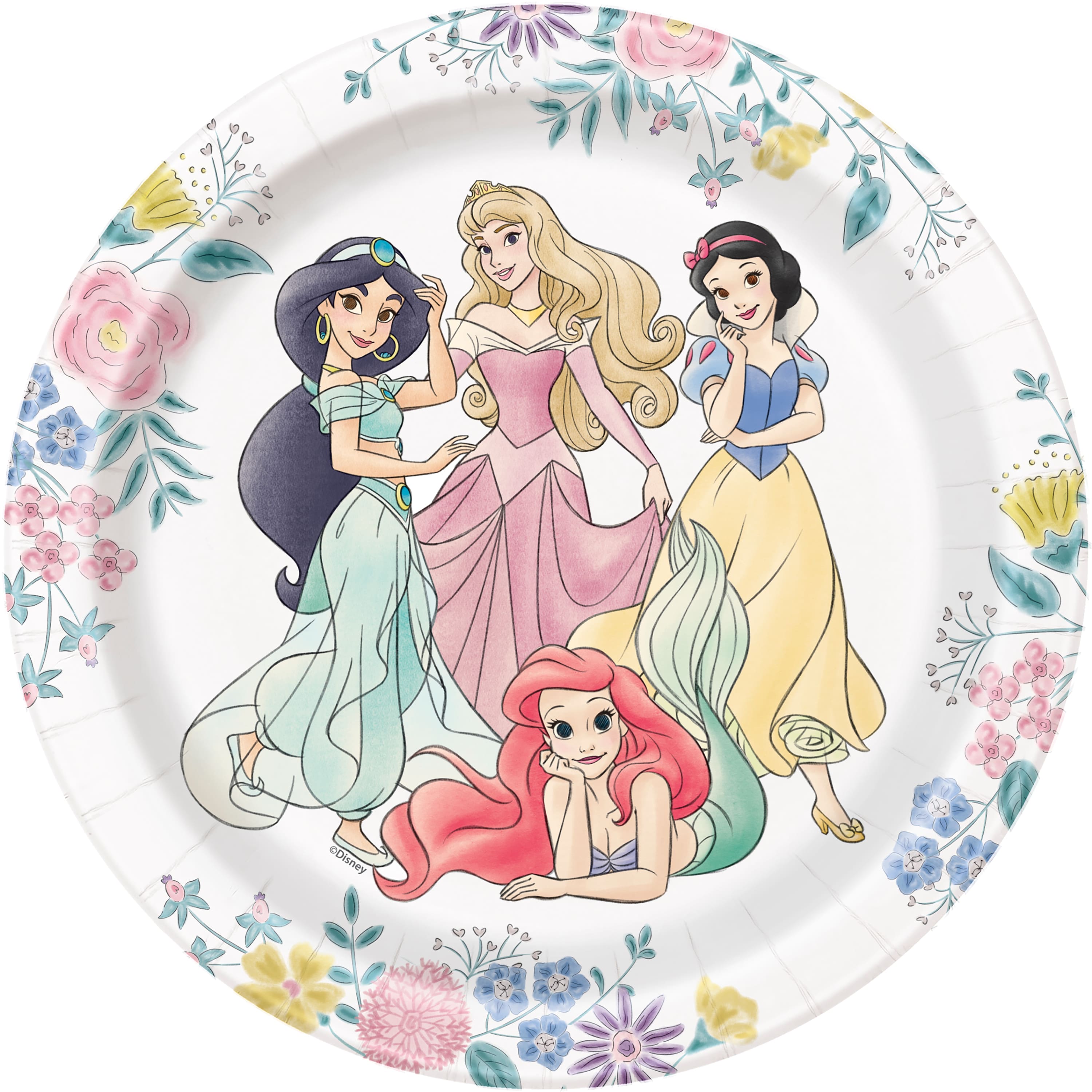 7" Disney® Princess Paper Plates, 8ct.