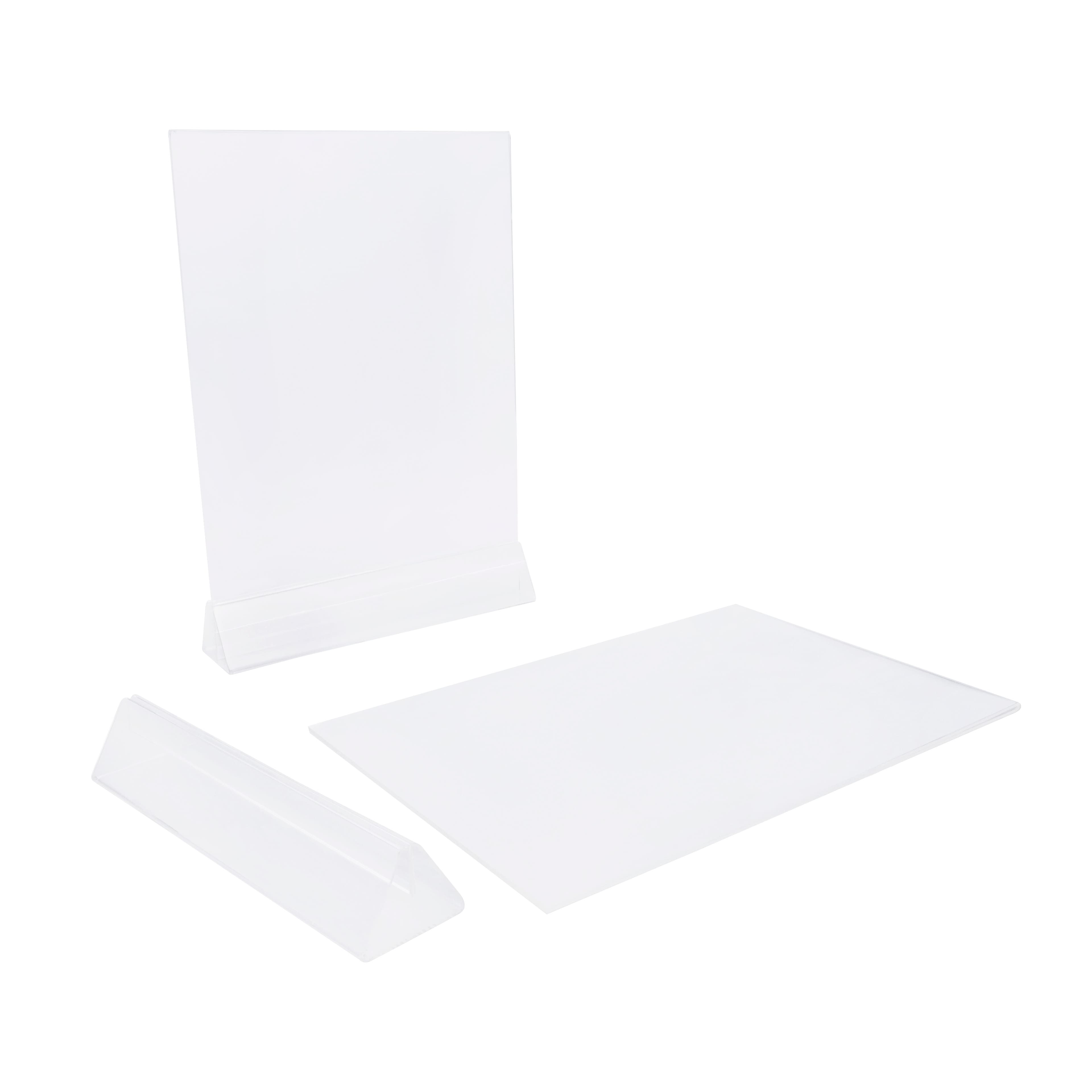 6 Packs: 2 ct. (12 total) 8.5" x 11" Acrylic Sign Holders by Celebrate It™