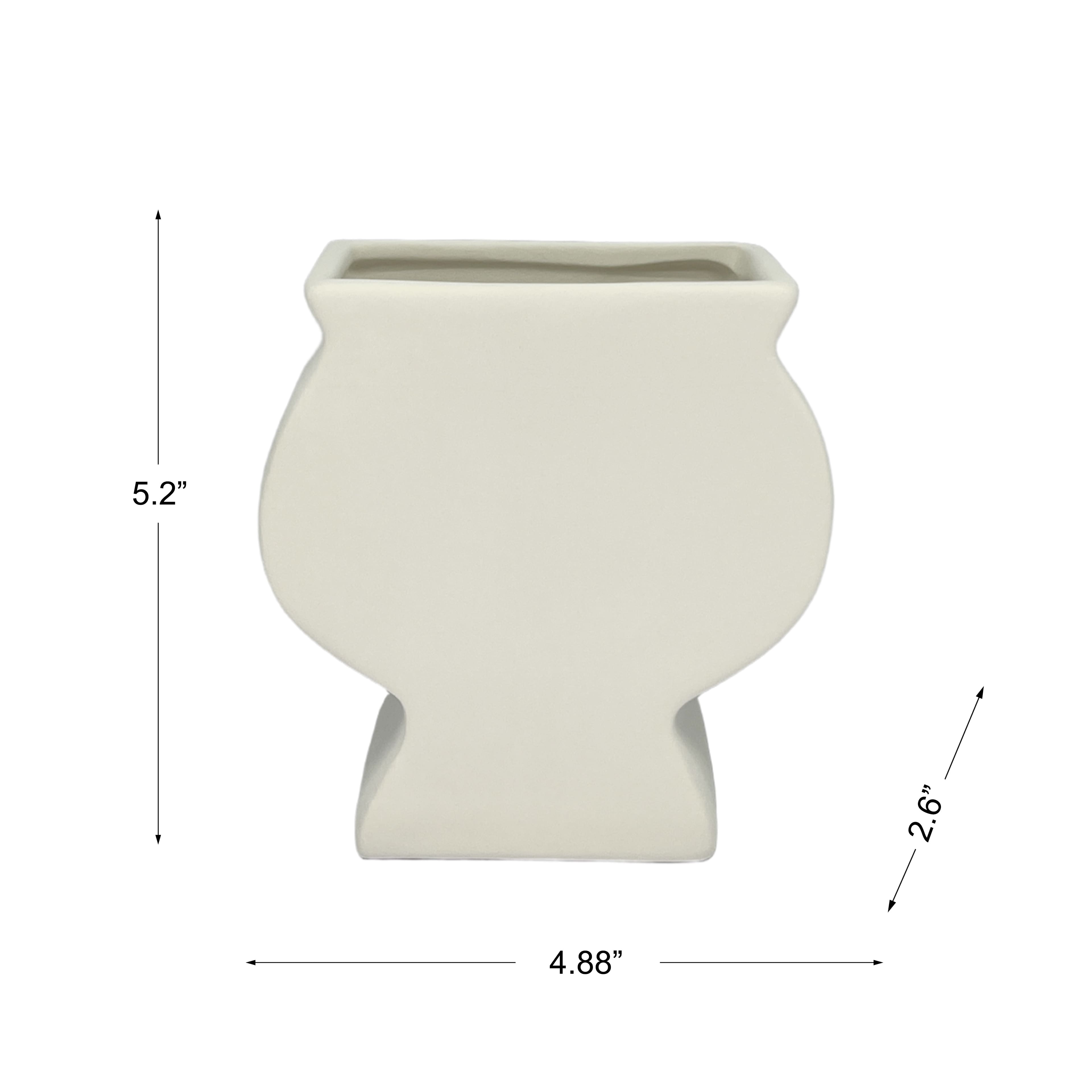 Jonathan Adler x Michaels 5.25" Flat DIY Ceramic Pedestal Vase
