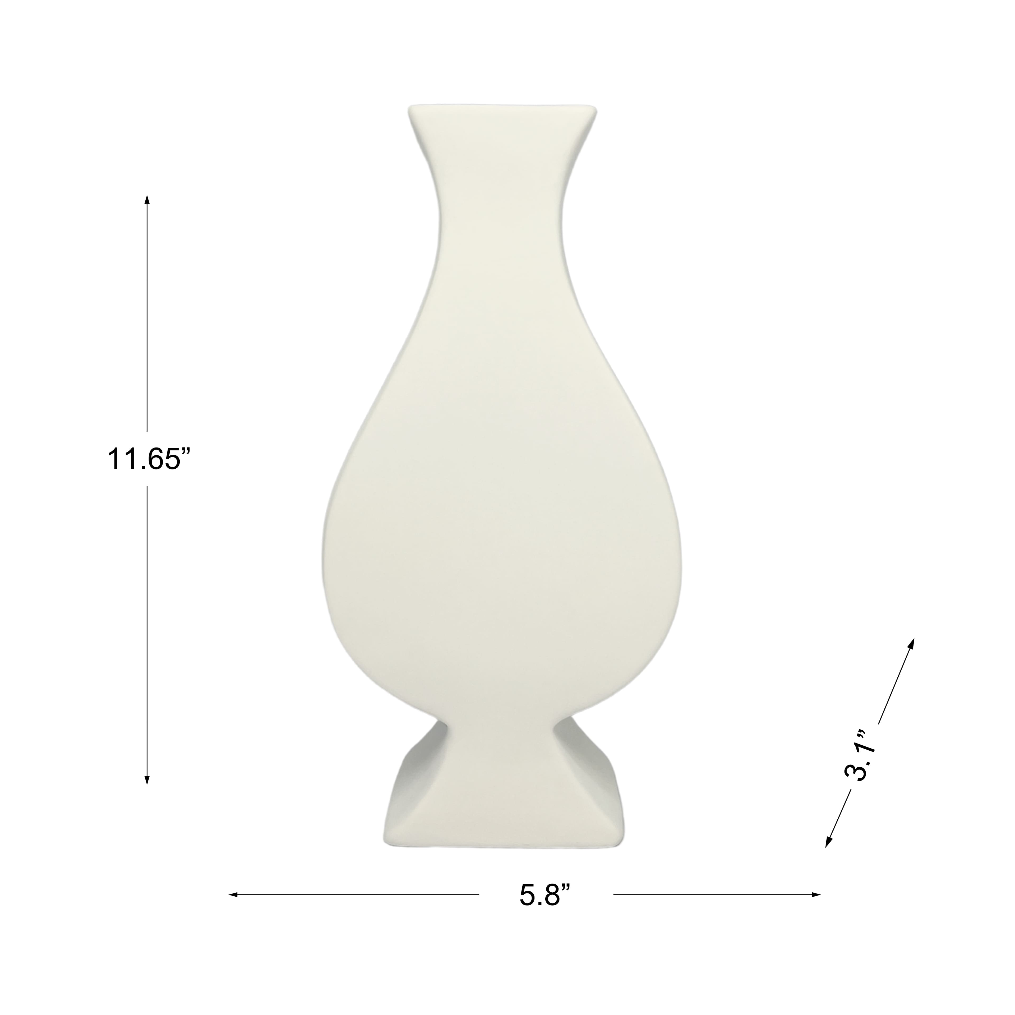 Jonathan Adler x Michaels 11.75" Flat DIY Ceramic Trumpet Vase