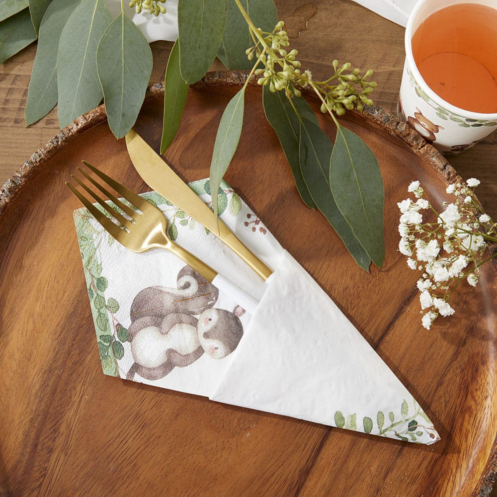 Kate Aspen® Woodland Baby 2 Ply Paper Napkins, 120ct.