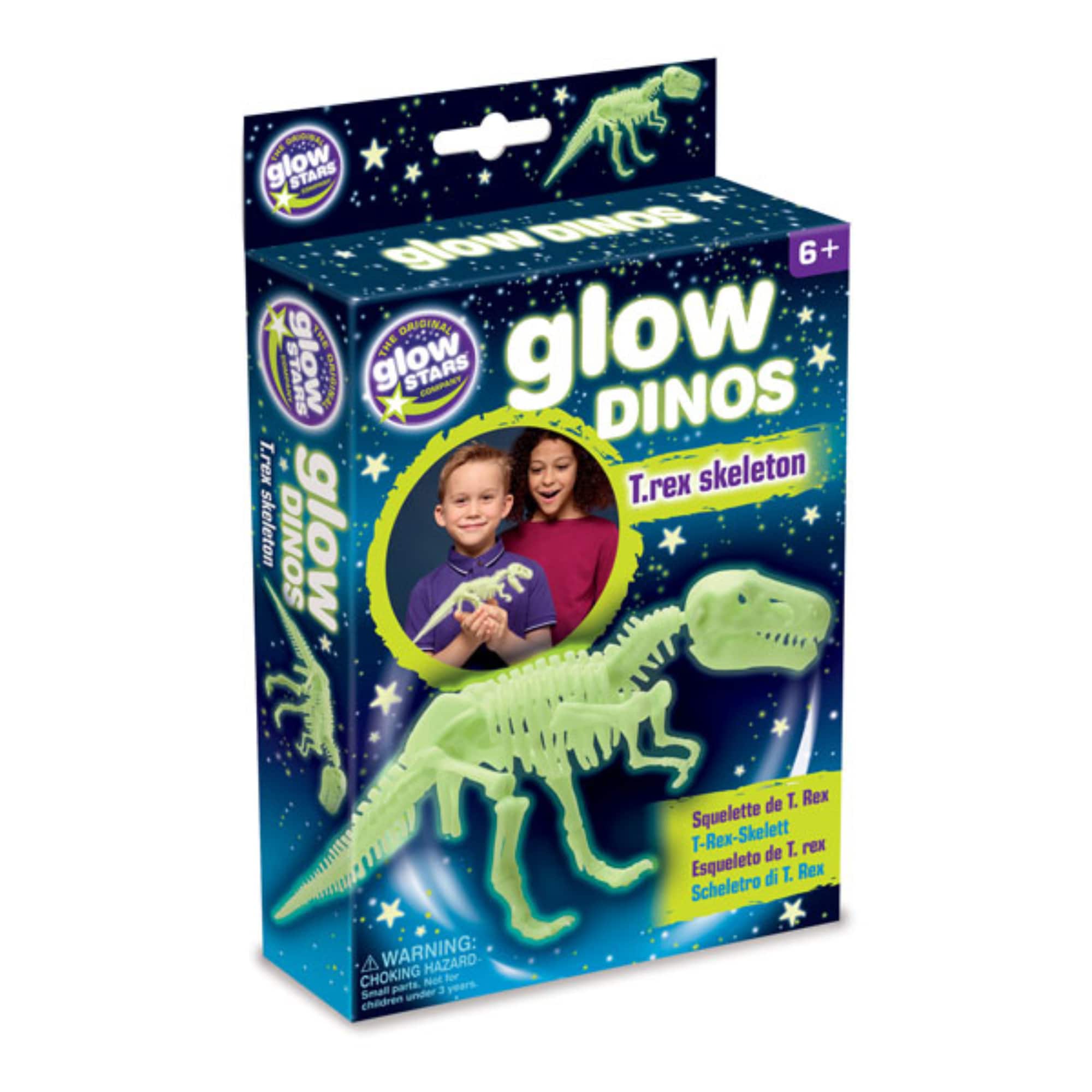 The Original Glowstars® Company Glow-In-The-Dark Dinos T-Rex Skeleton