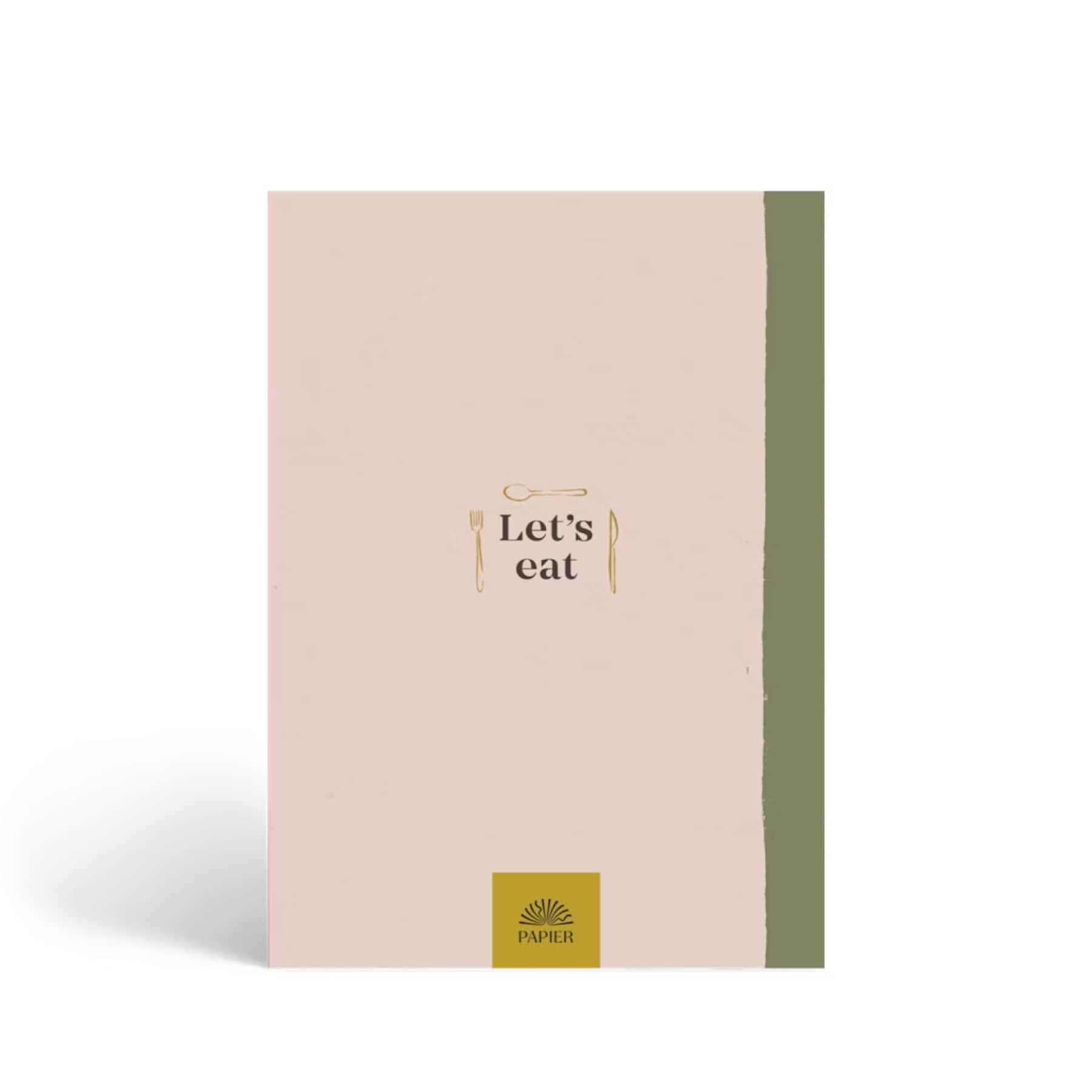 Papier 6" x 8.5" Vegetable Medley Hardcover Guided Recipe Journal