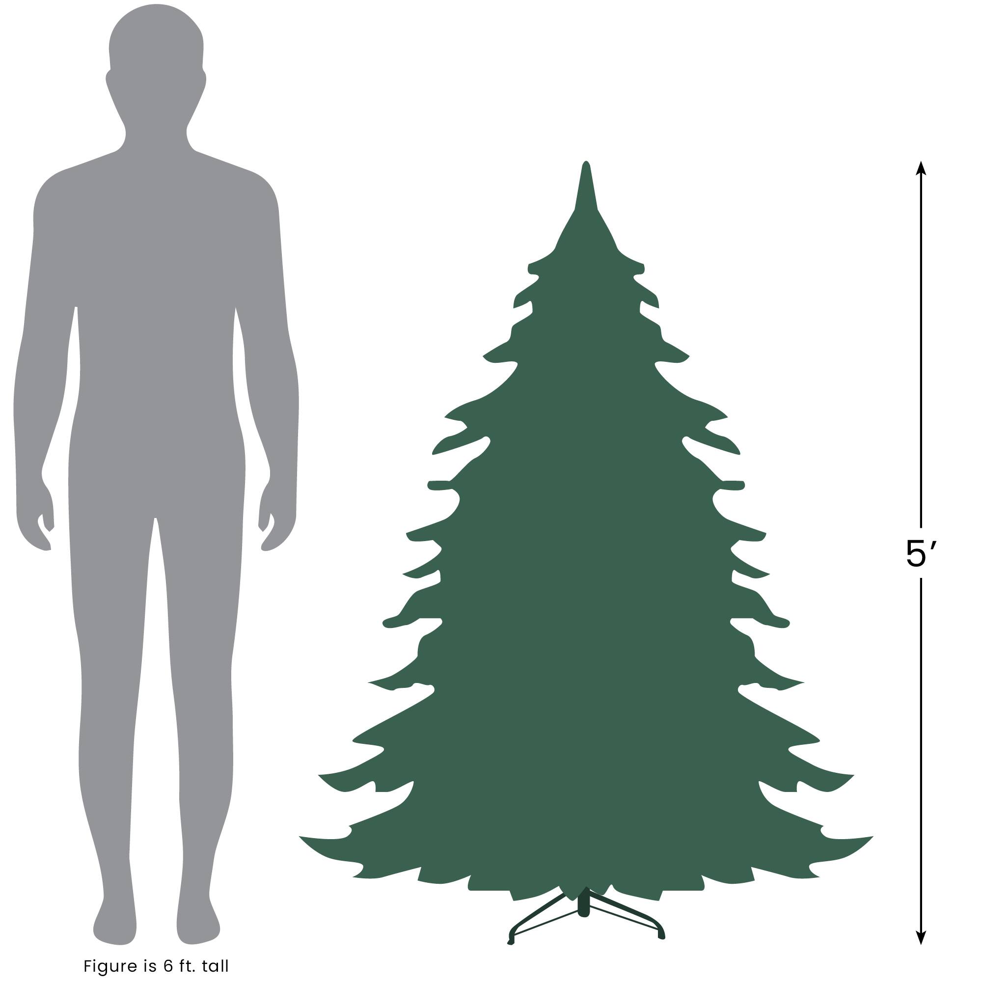 Northlight 5ft. Unlit Full Buffalo Fir Artificial Christmas Tree