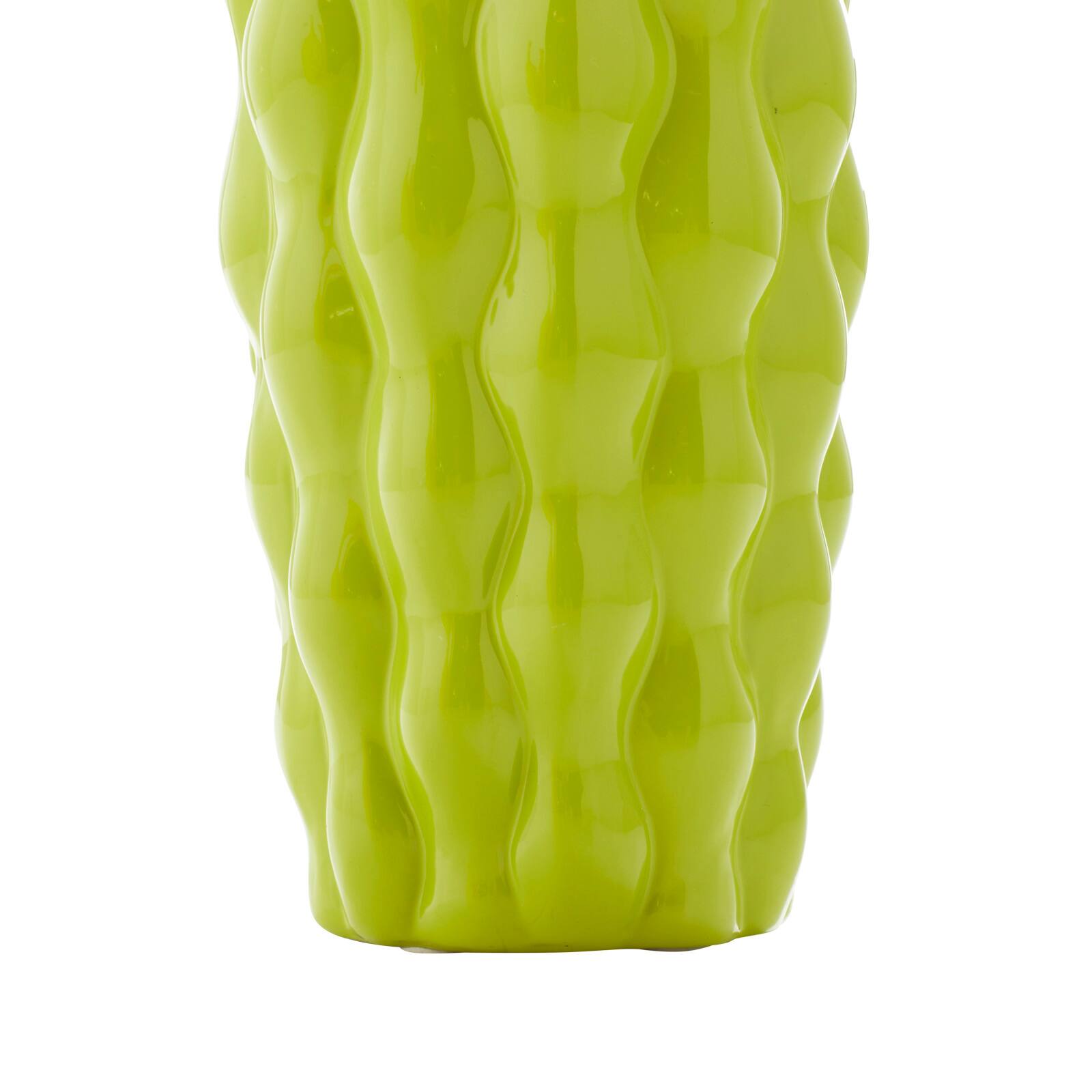 18" Bright Ceramic Coastal Vase Set