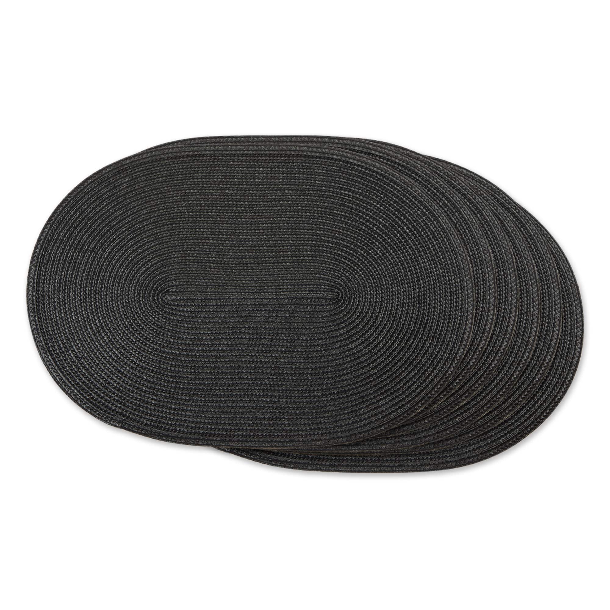 DII® Oval Plastic Woven Placemats