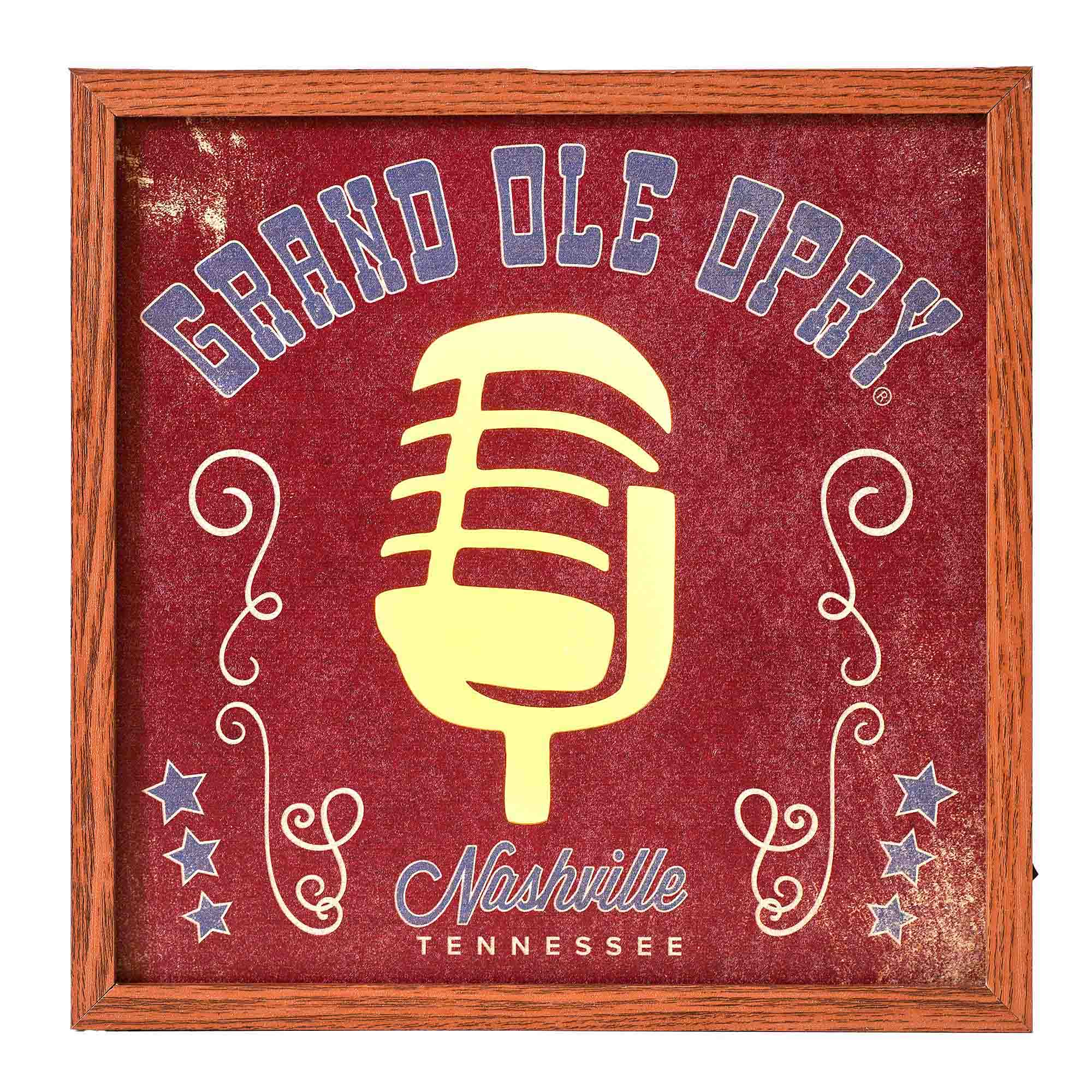 American Art Decor Grand Ole Opry LED Light Box - 12.625" x 12.625"
