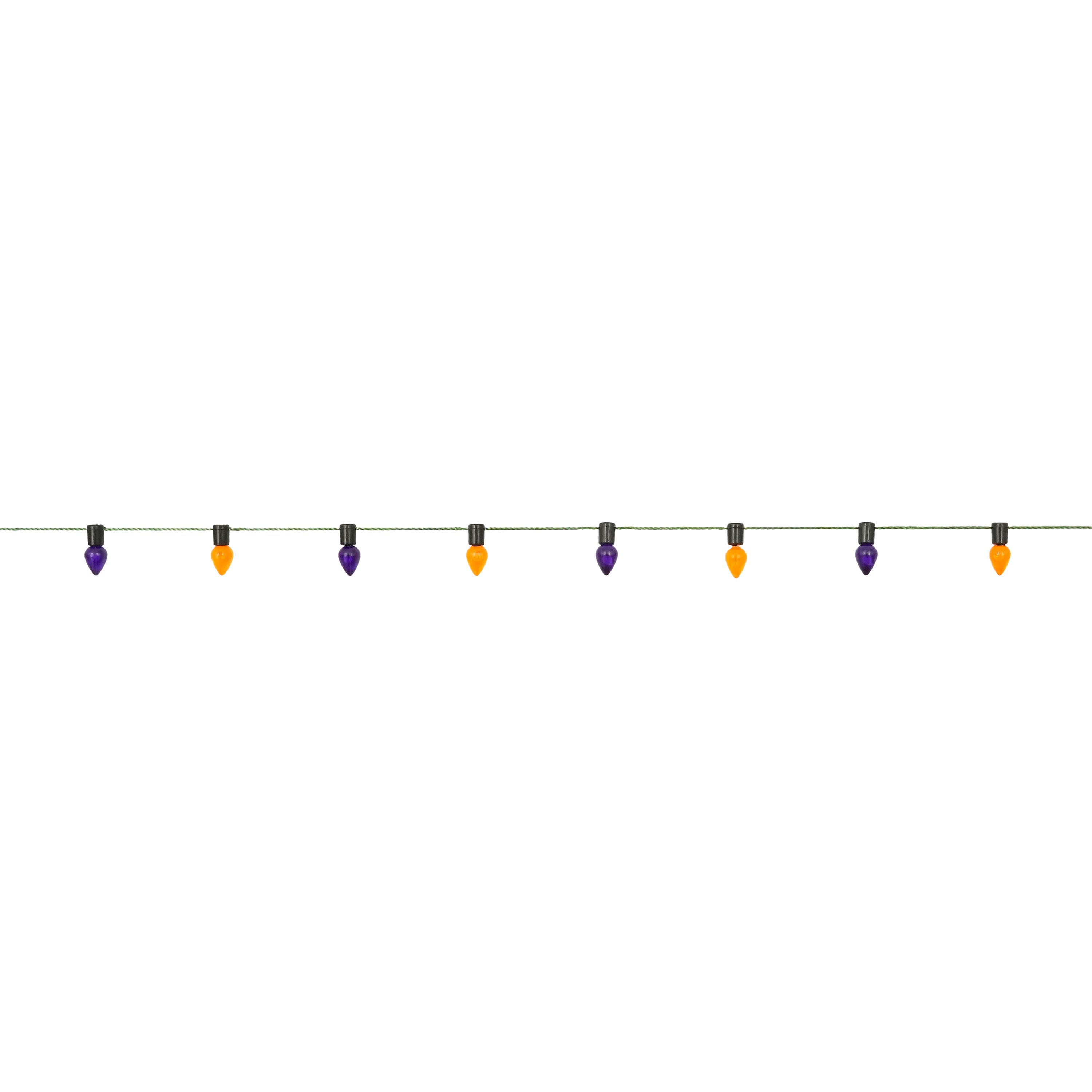 1yd. Mini Orange & Purple Garland by Ashland®