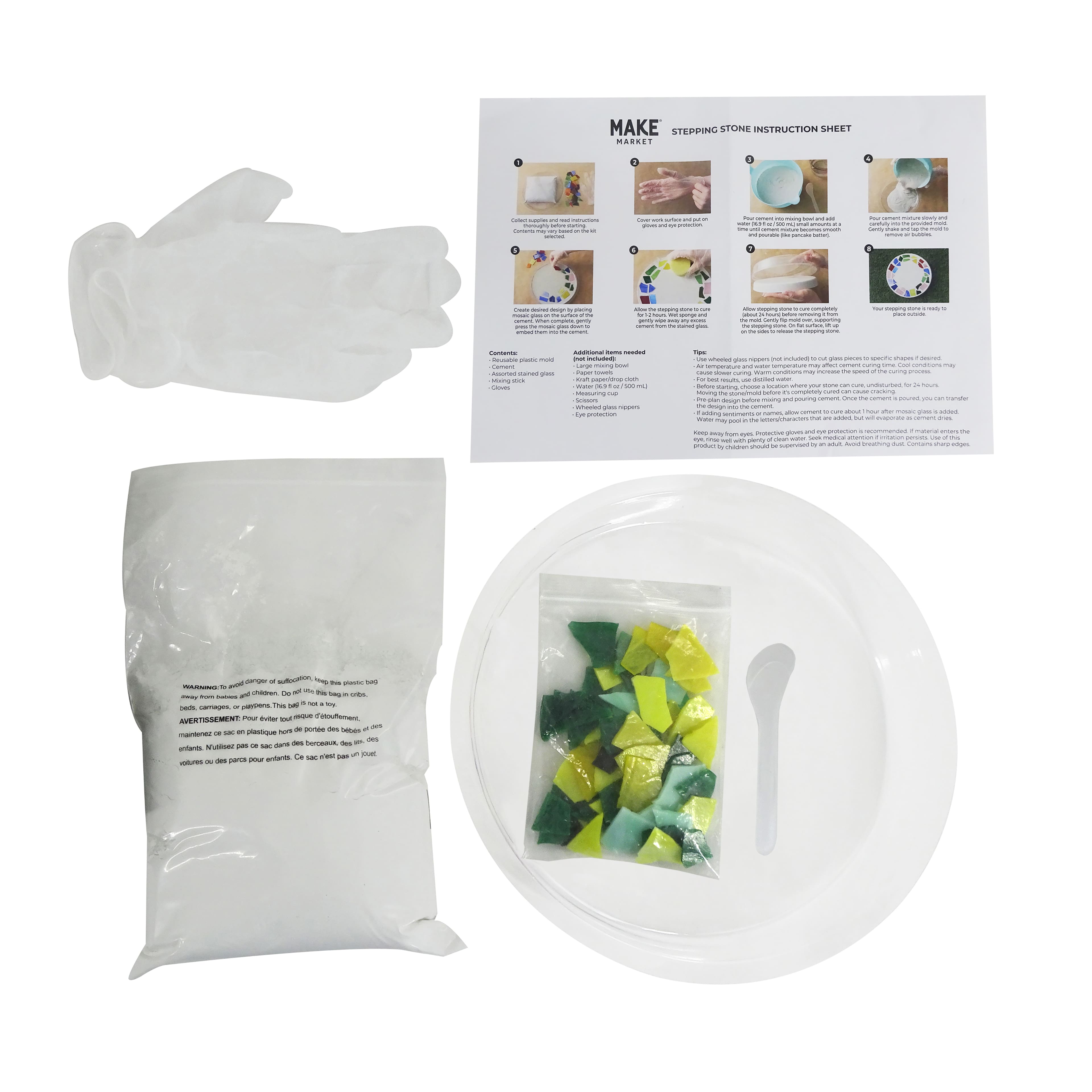 10" Turtle Stepping Stone Kit by Make Market®