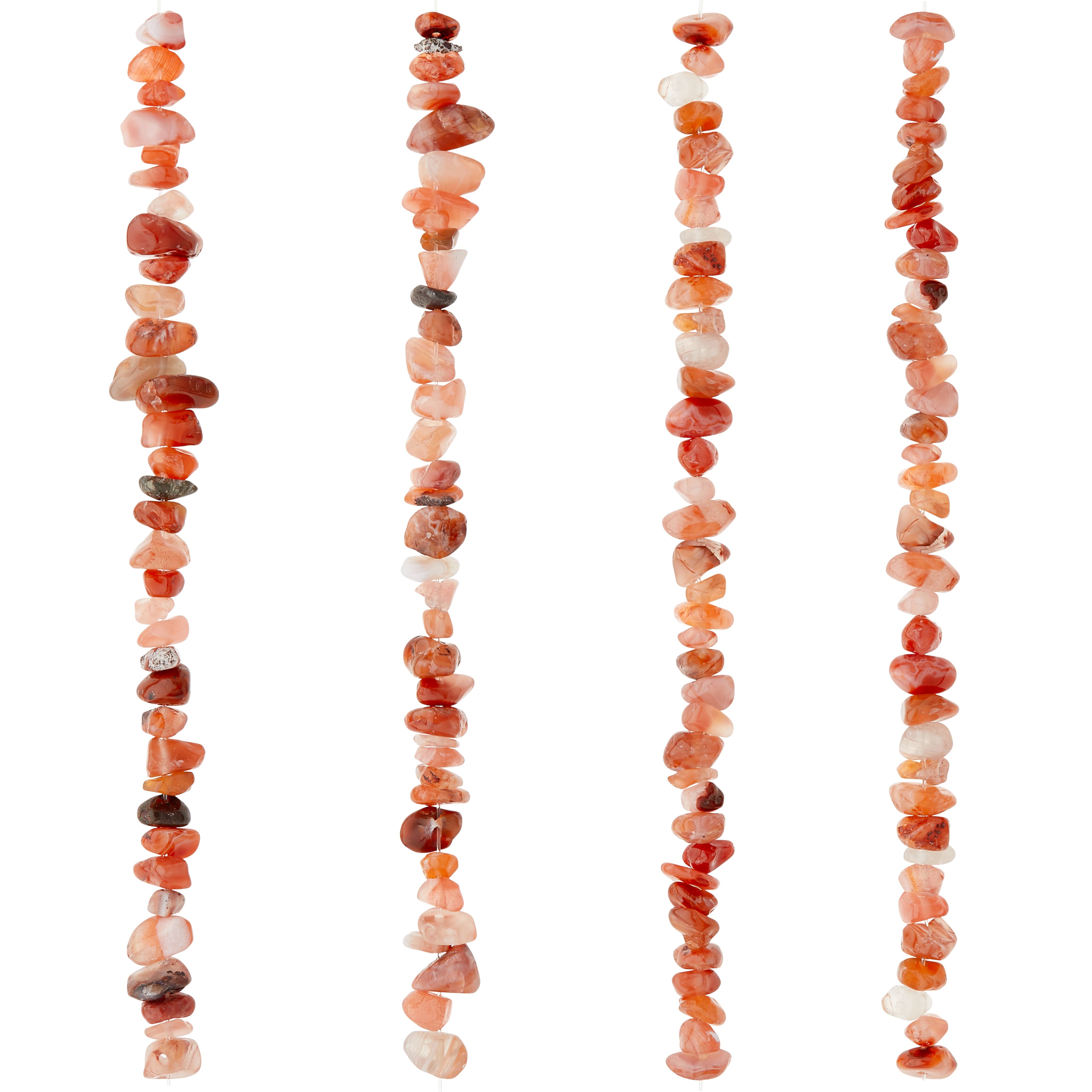 12 Pack: Red Agate Chip Beads by Bead Landing™