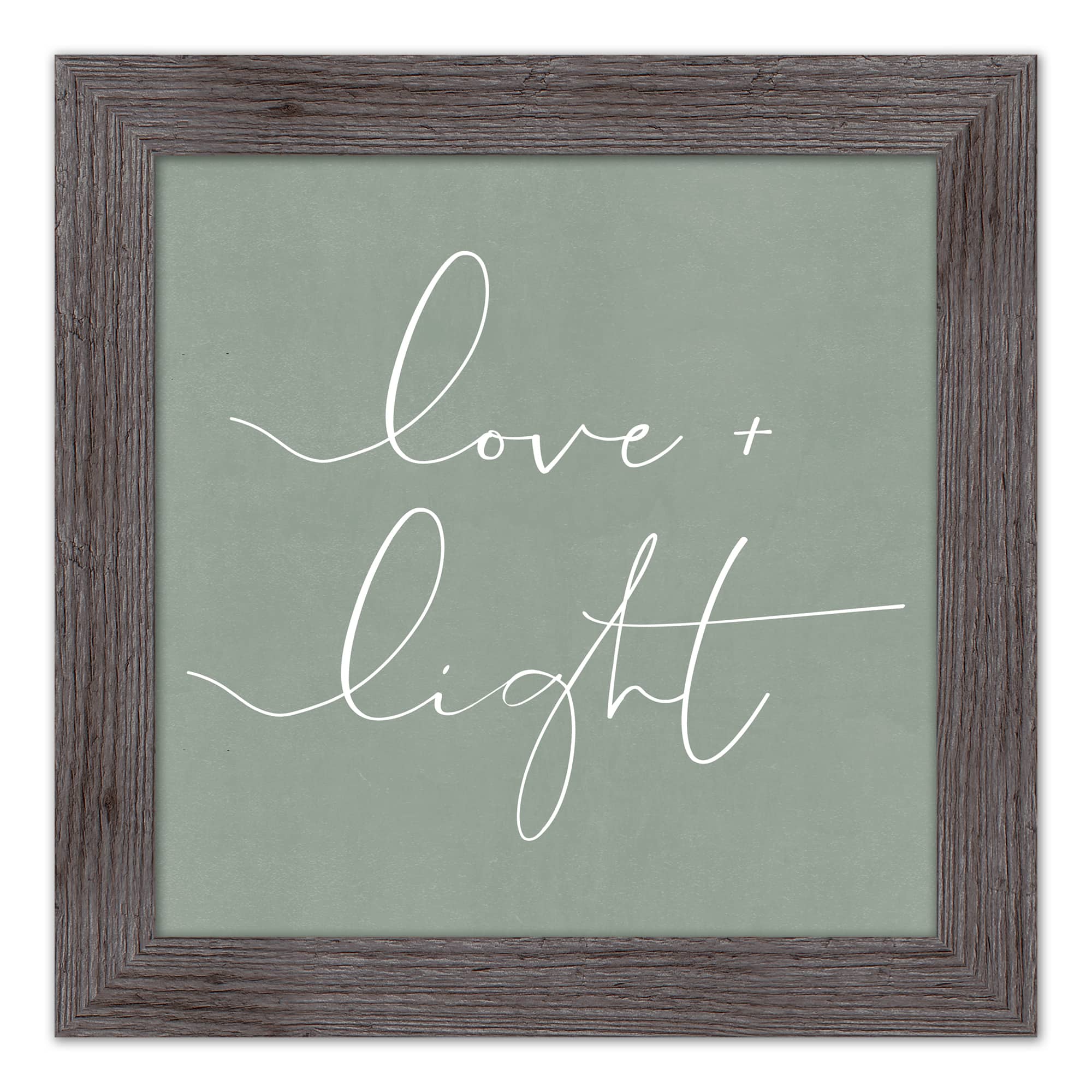 Love and Light Western Framed Print