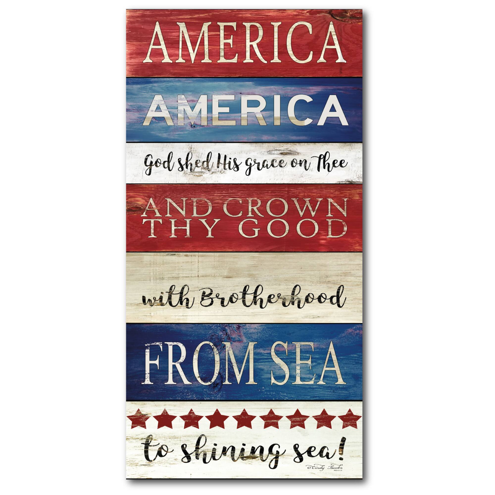 Courtside Market® Celebrate 250™ Wounded Warrior Project® America Gallery-Wrapped Canvas Wall Art