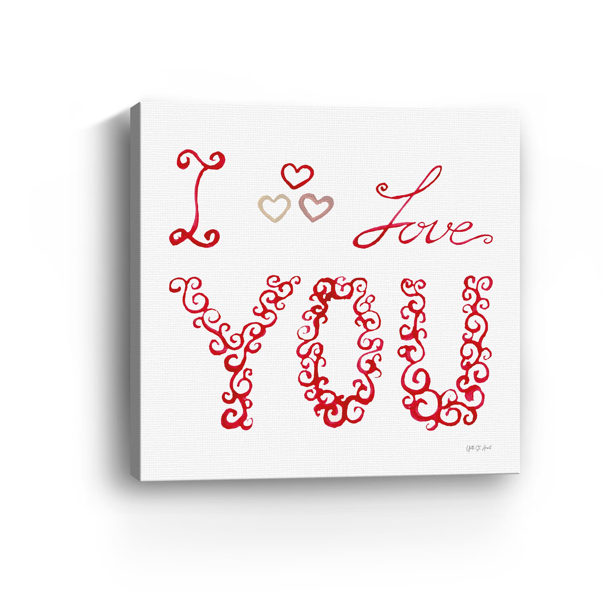 Keepsake Valentine V Canvas Giclée Art