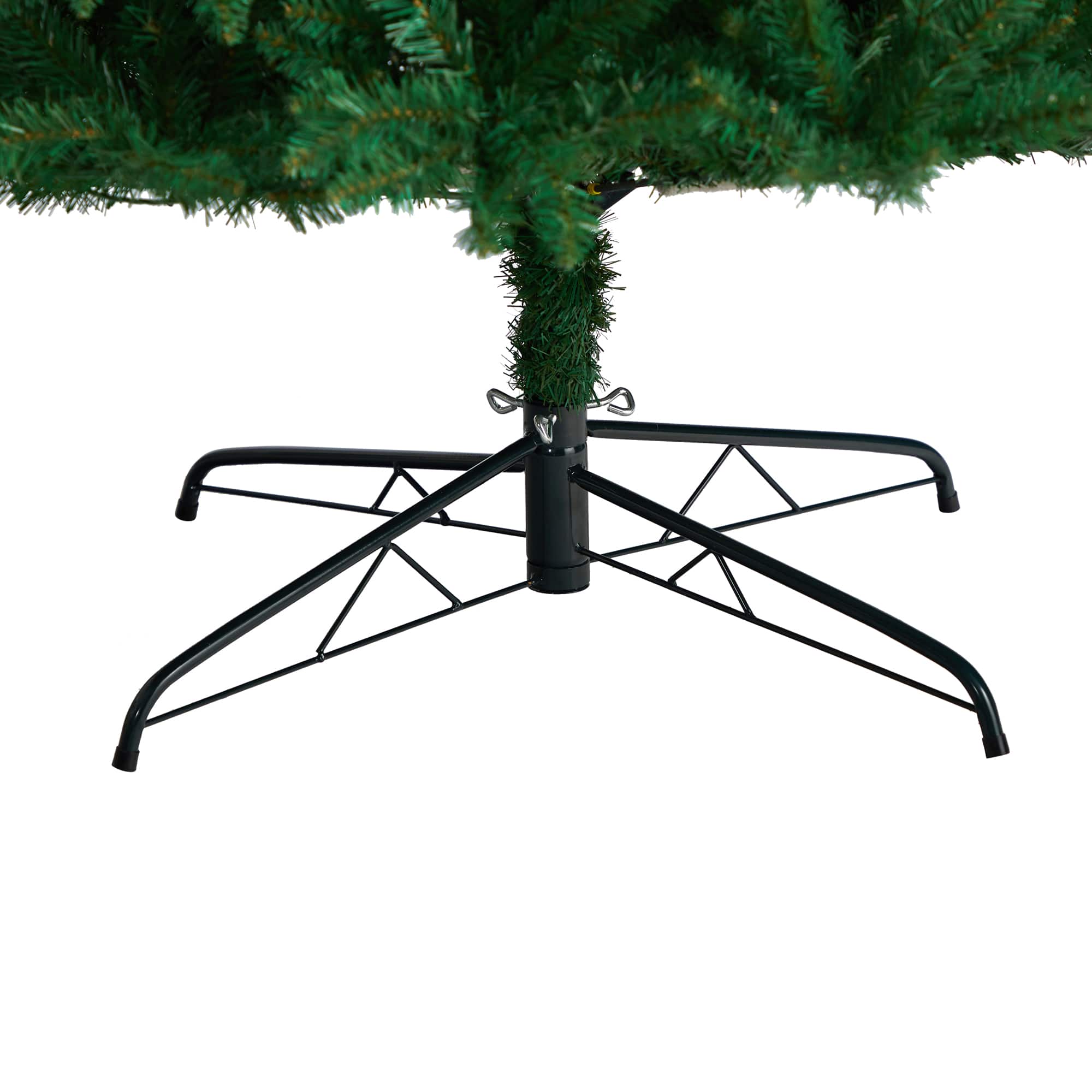 9ft. Pre-Lit Green Valley Fir Artificial Christmas Tree, Clear LED Lights