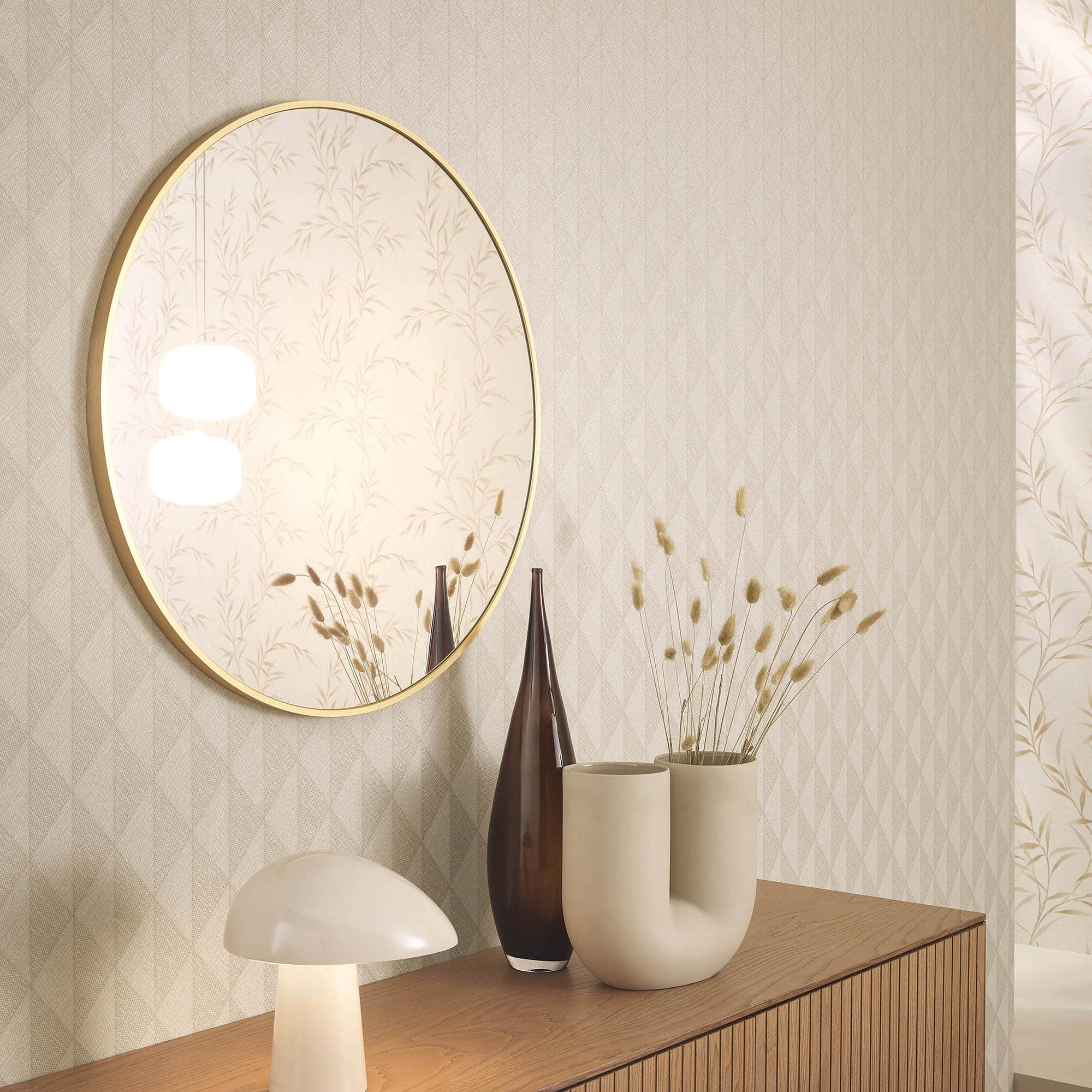 Designs Direct Woven Diamond Whisper Wallpaper