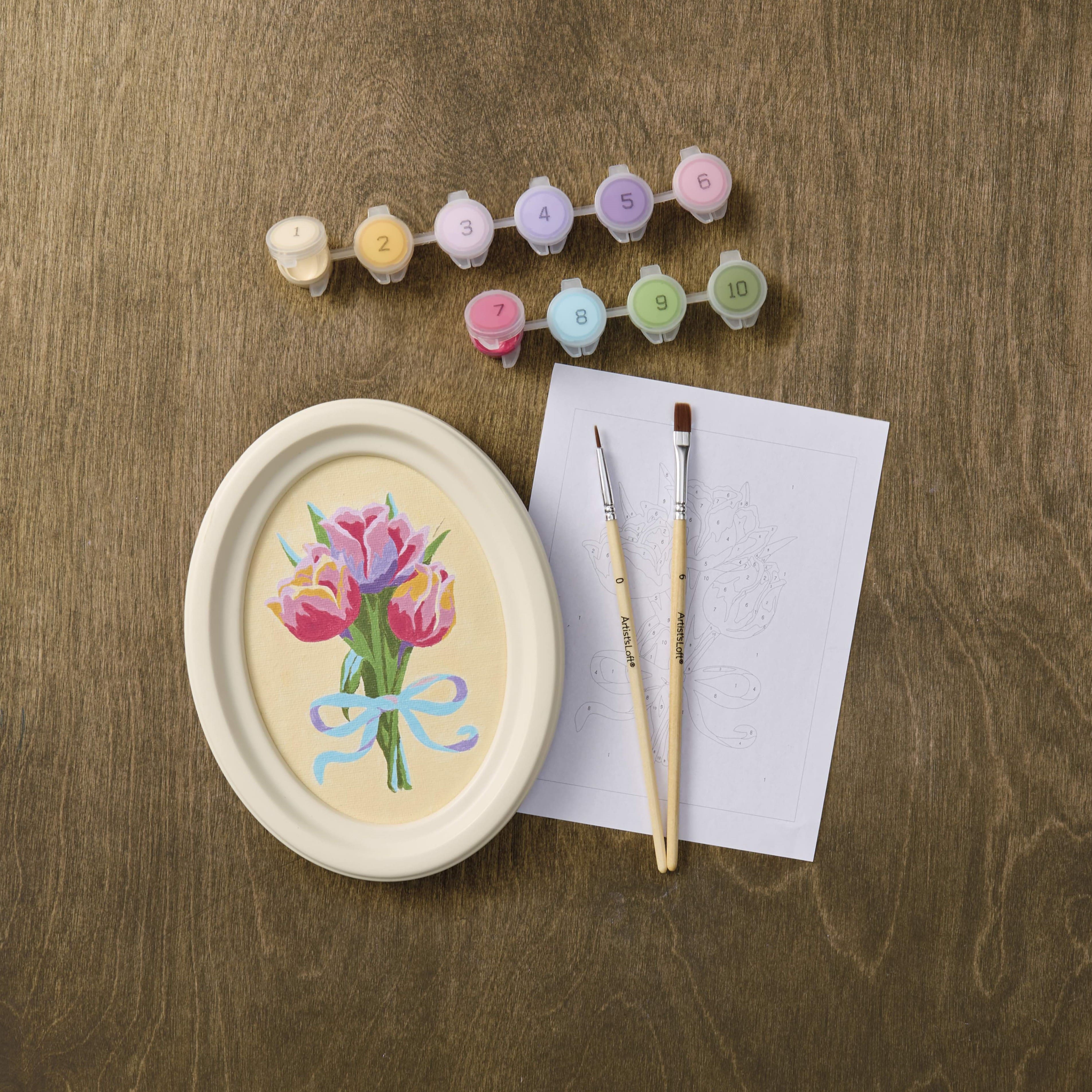 Tulips Paint-by-Number Framed Mini Kit by Artist's Loft®