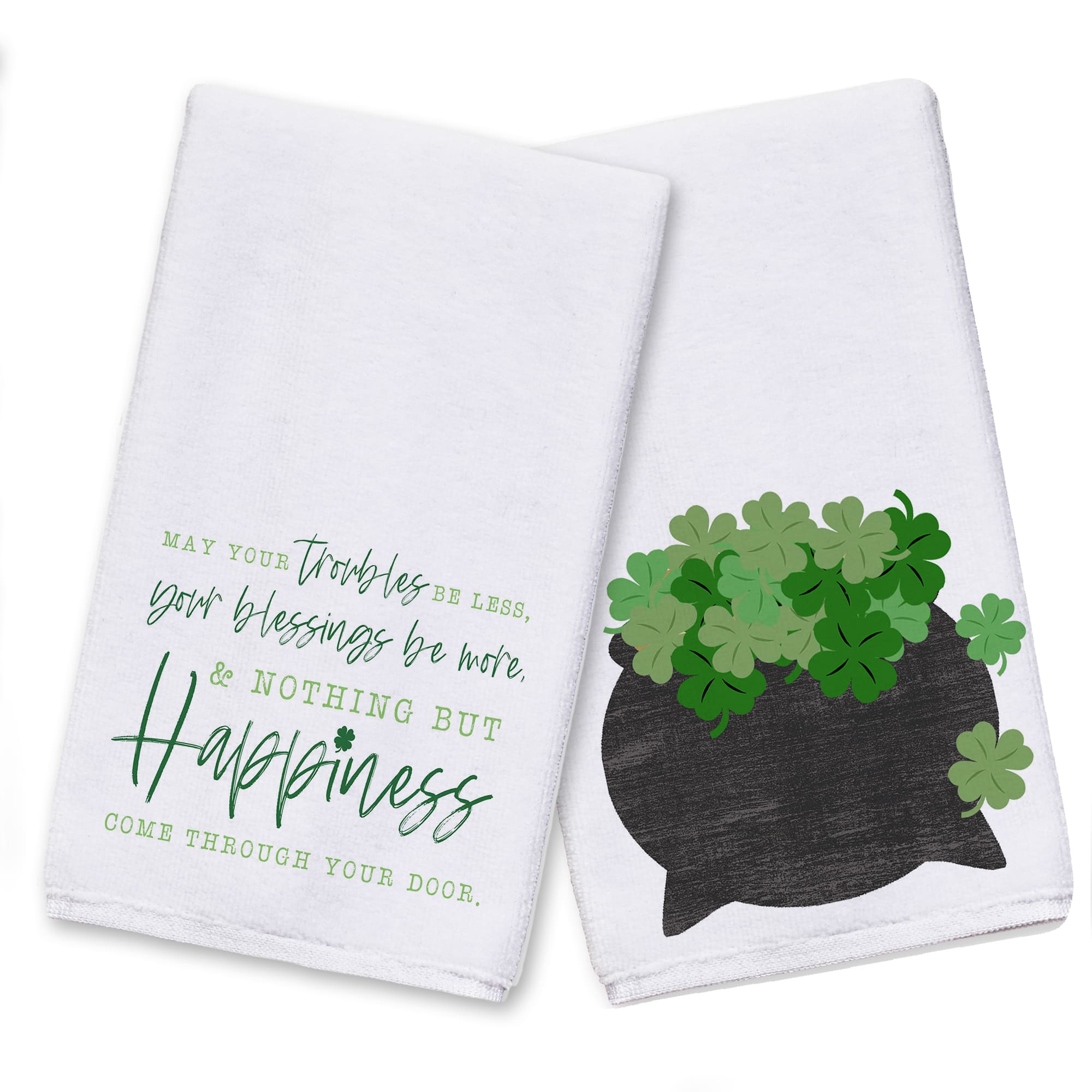 Simple Irish Tea Towel Set of 2
