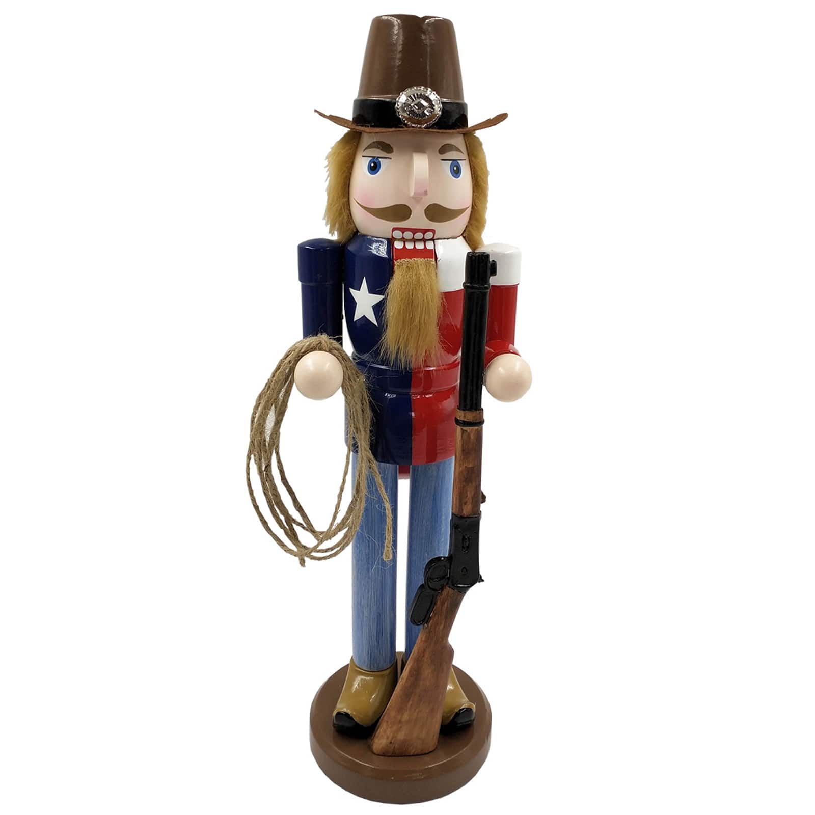 Santa's Workshop 14" Texas Cowboy Nutcracker