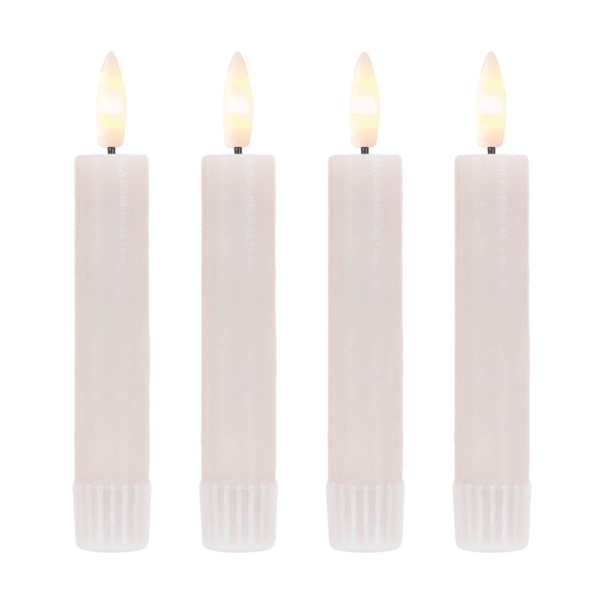 5.5" Ivory FIA Wick Mini Taper Candles, 4ct.