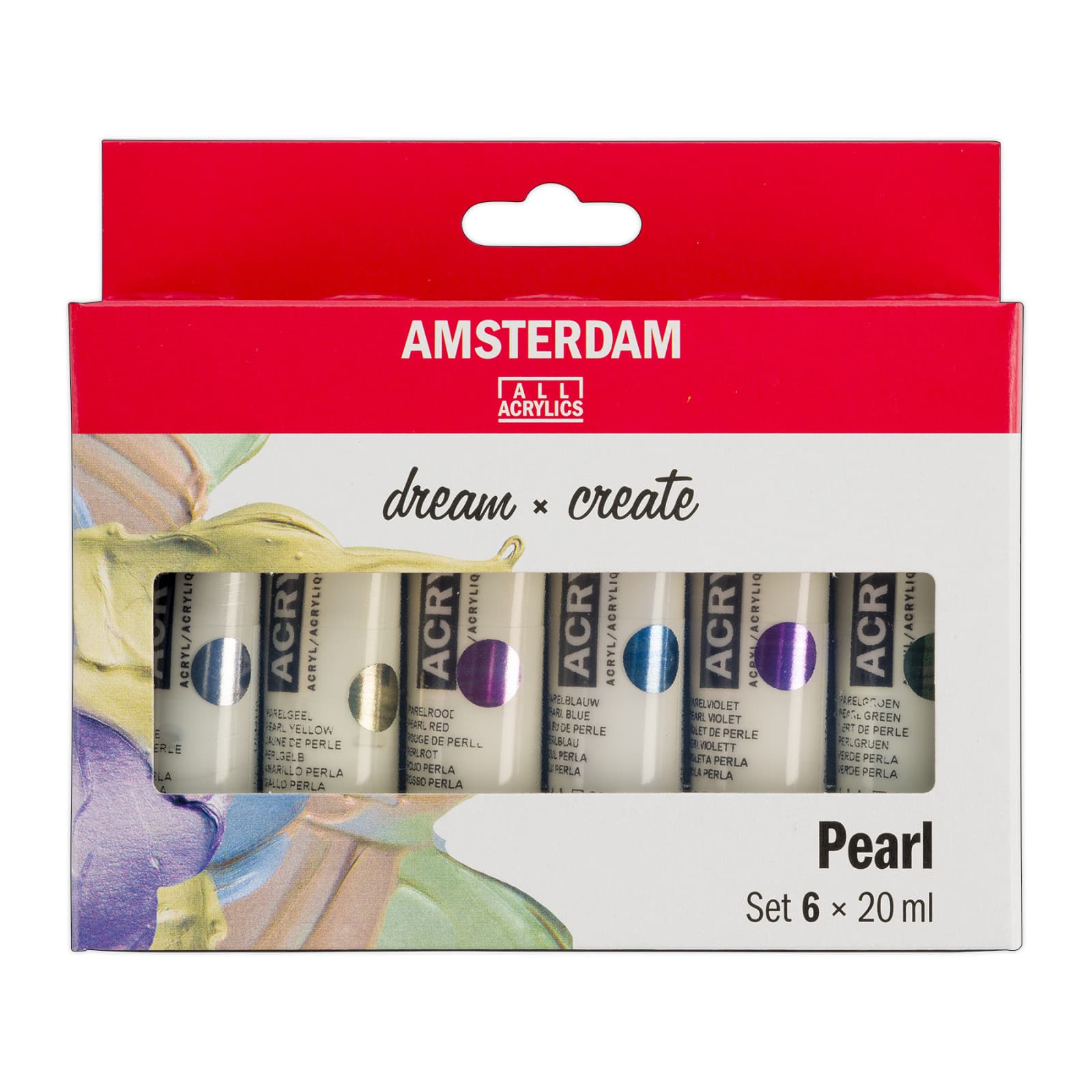 Amsterdam Standard 6 Color Pearlescent Acrylic Paint Set