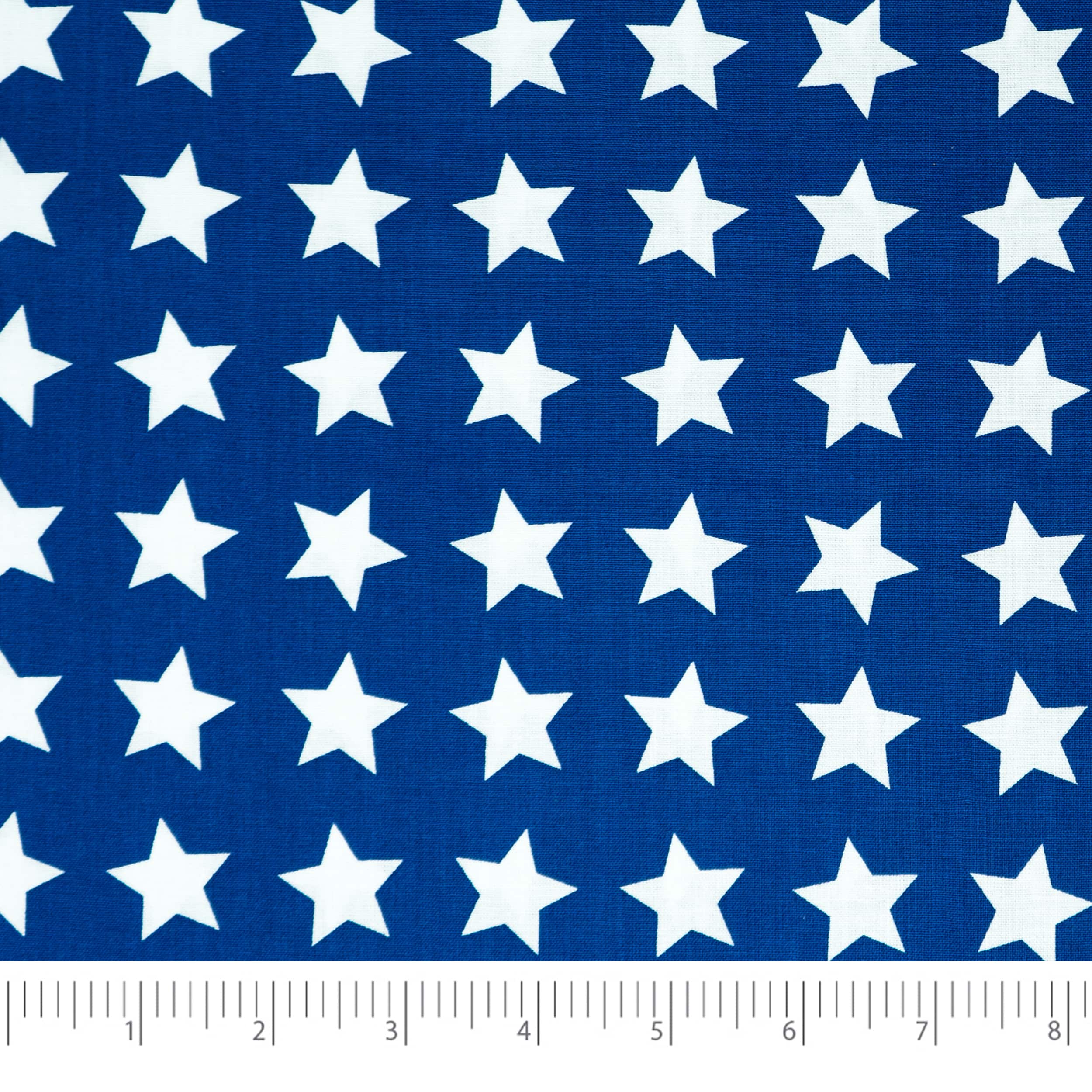 SINGER Patriotic Navy Stars Cotton Fabric
