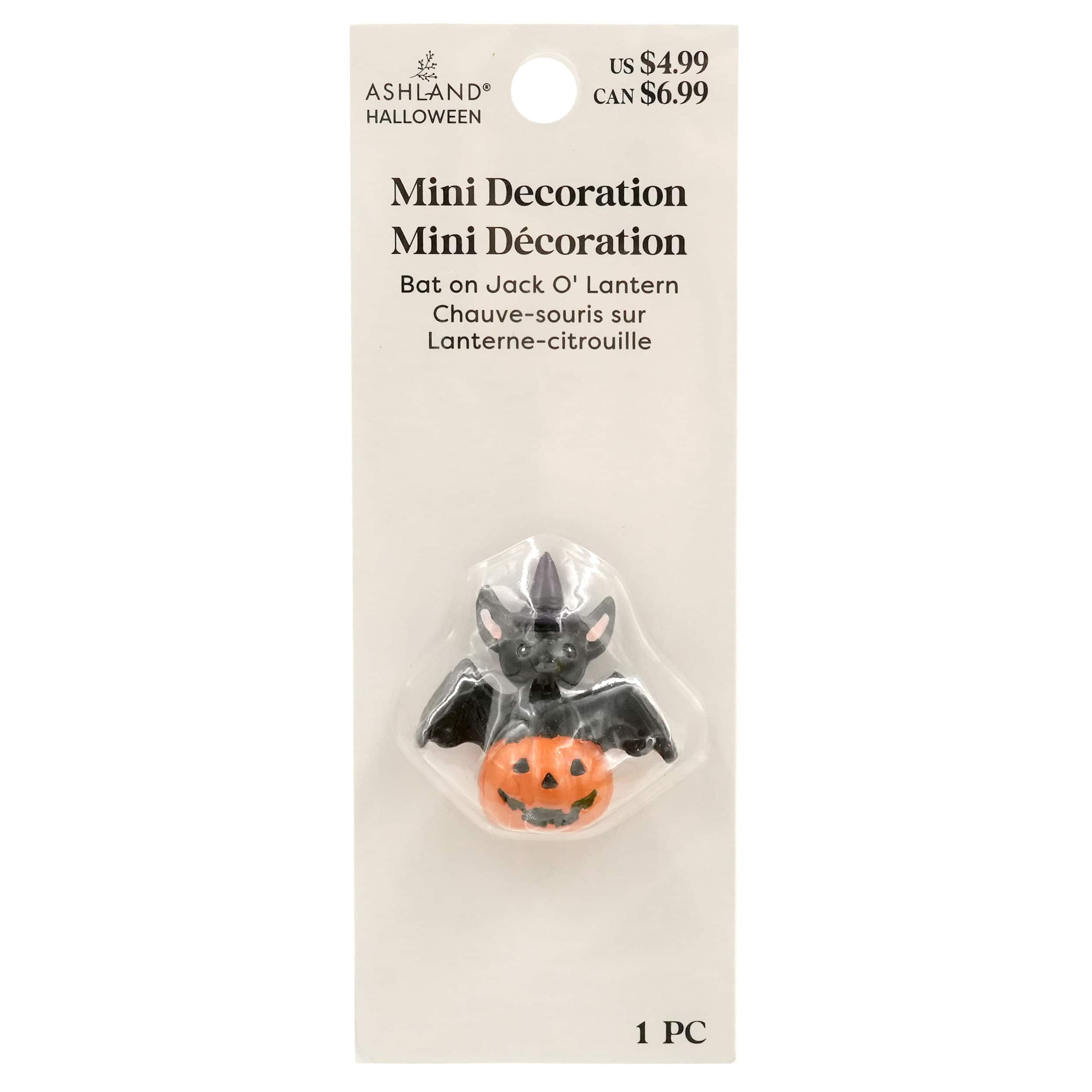 Mini Bat on Jack-o'-Lantern by Ashland®
