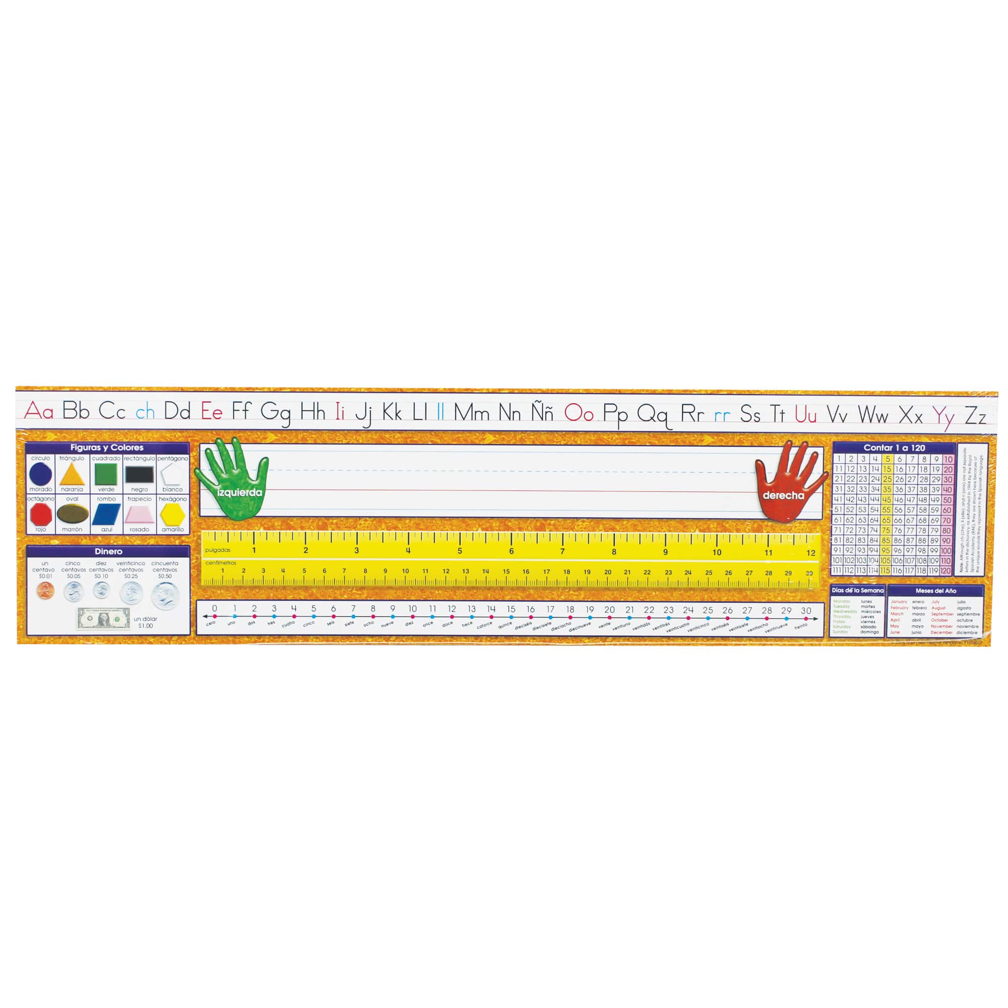 Spanish Desk Plate Traditional Manuscript, 3 Bundle Packs