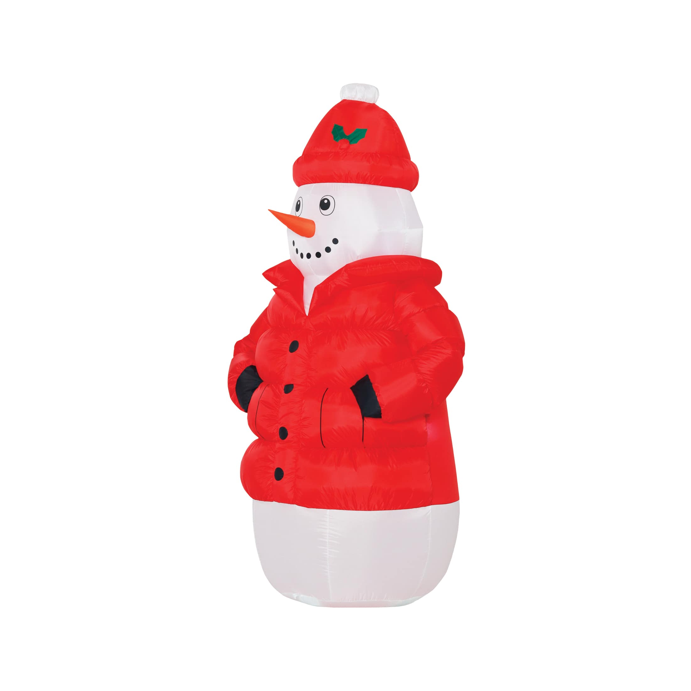 A Holiday Company 6ft. Inflatable Snowman in Puffy Jacket