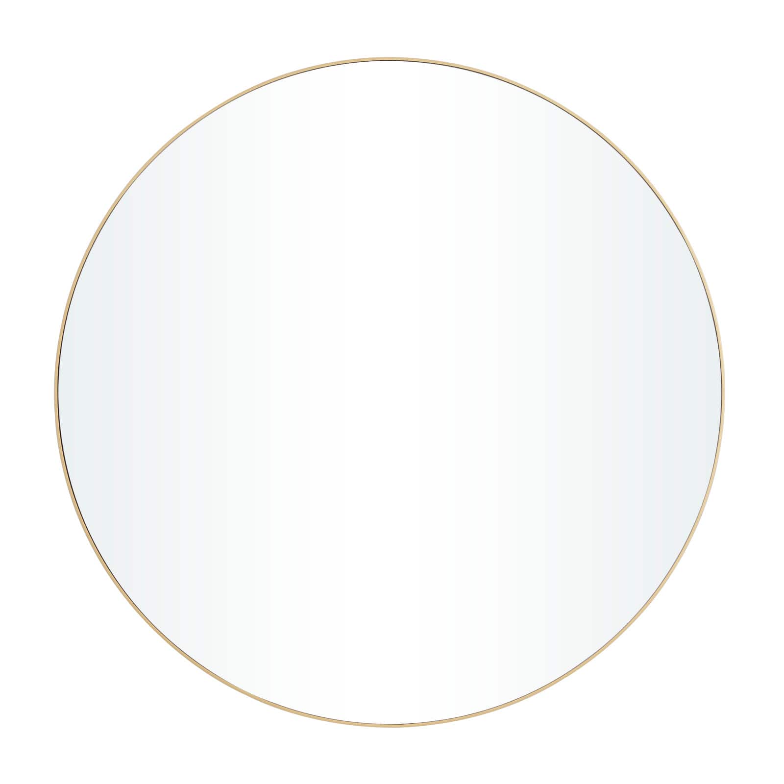 Gold Contemporary Wall Mirror, 42" x 2" x 42"