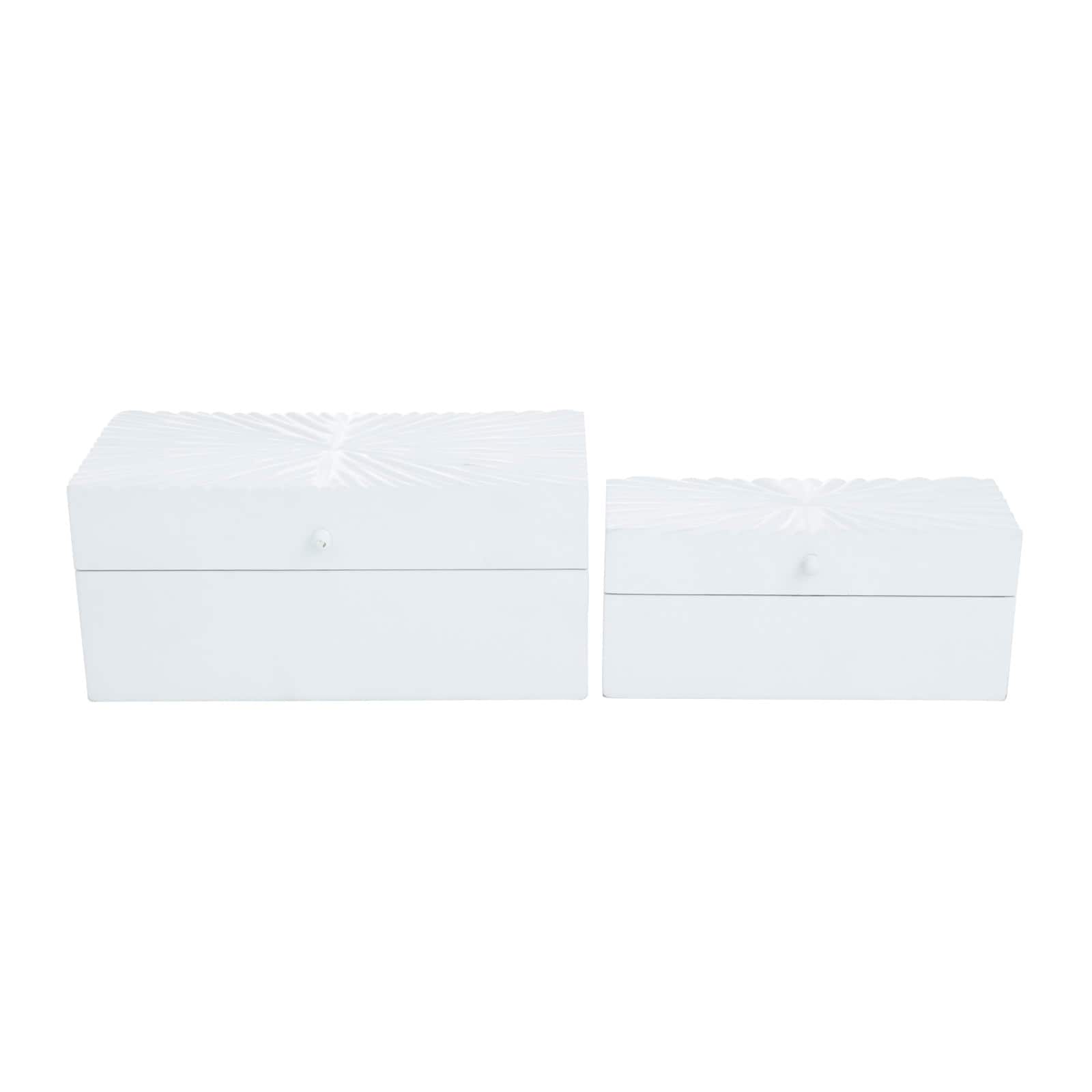 CosmoLiving by Cosmopolitan White Contemporary Box Set