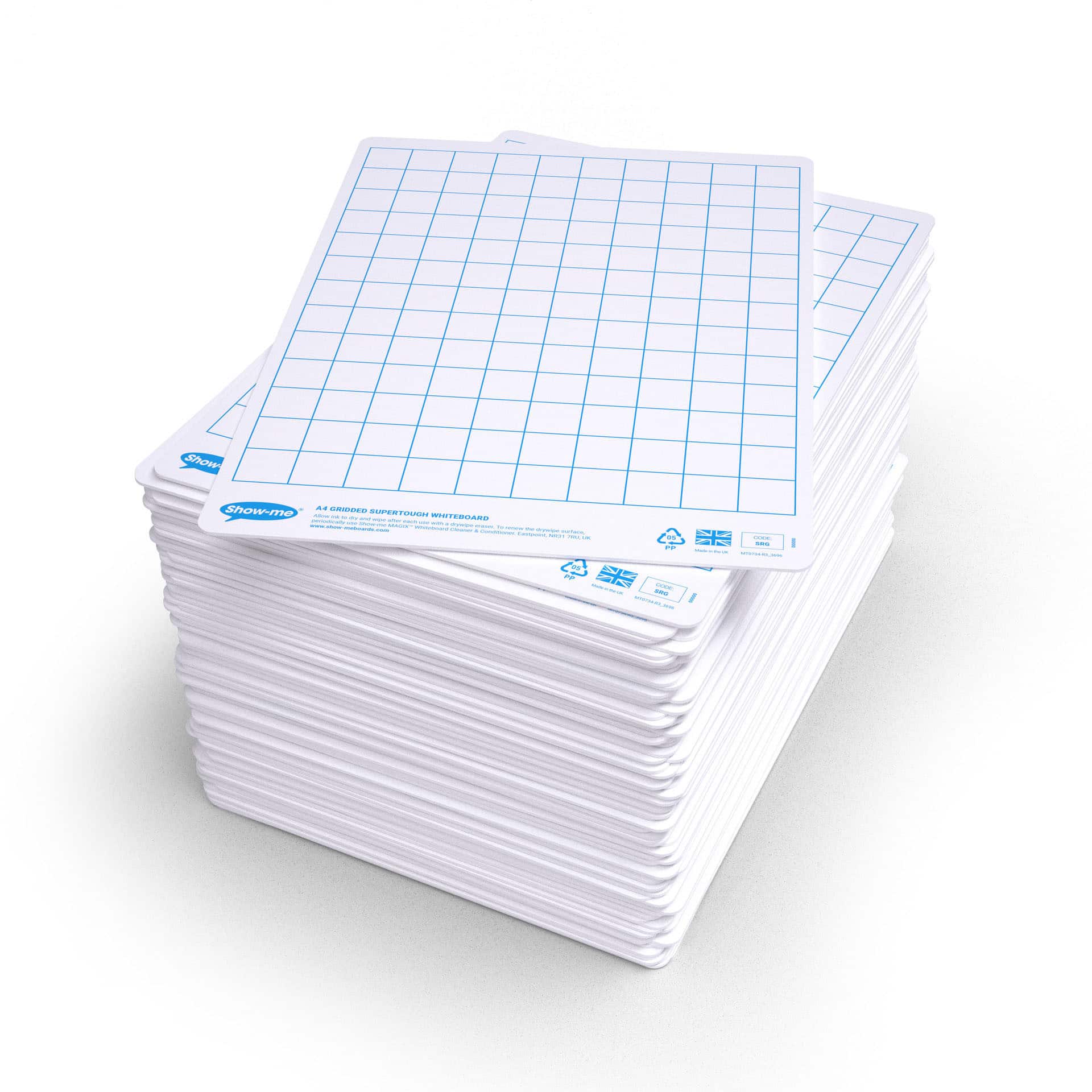 Show-me® Gridded/Plain Tough Lapboards Bulk Box Set