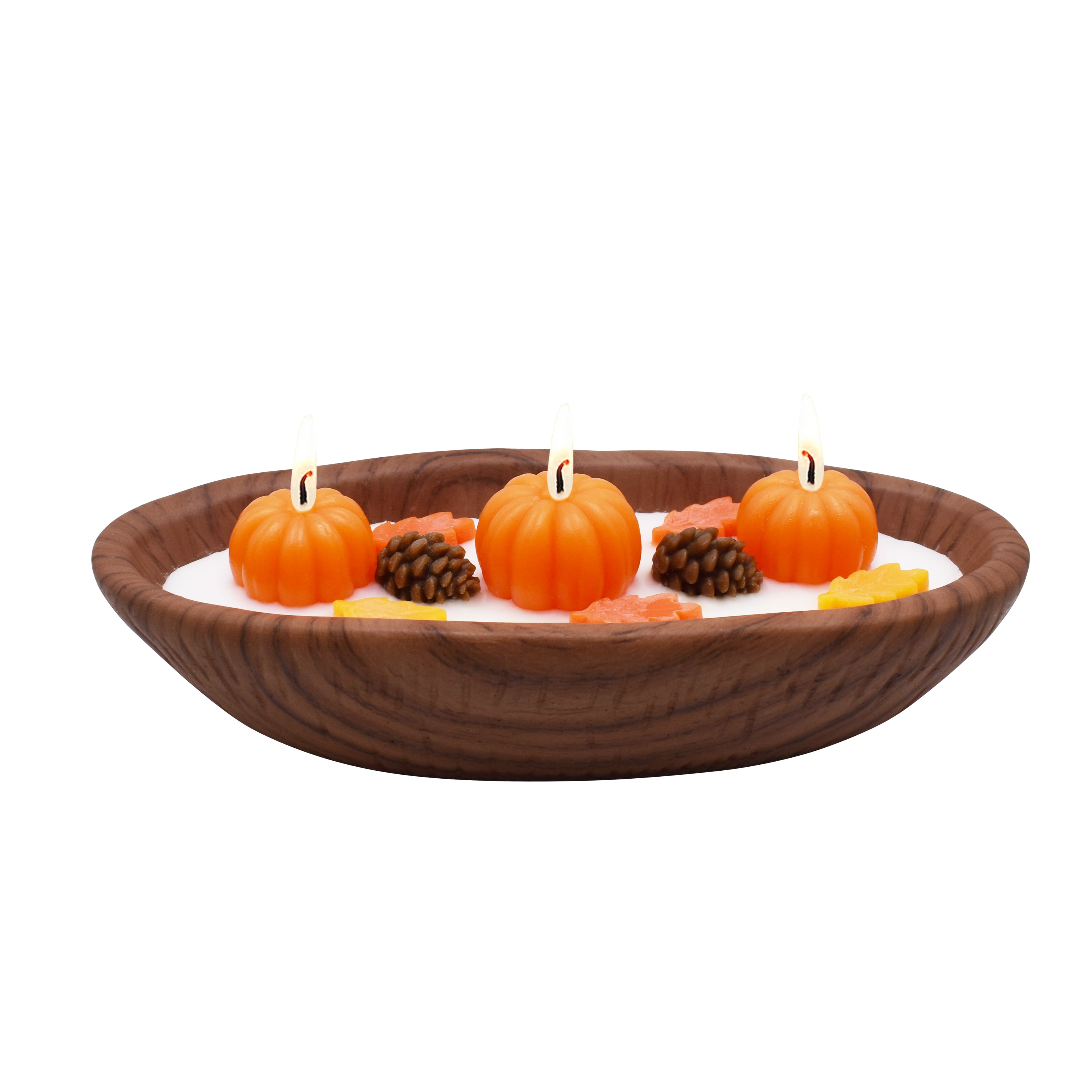 7oz. Pumpkin Punch Scented Oval Dough Bowl Candle by Ashland®