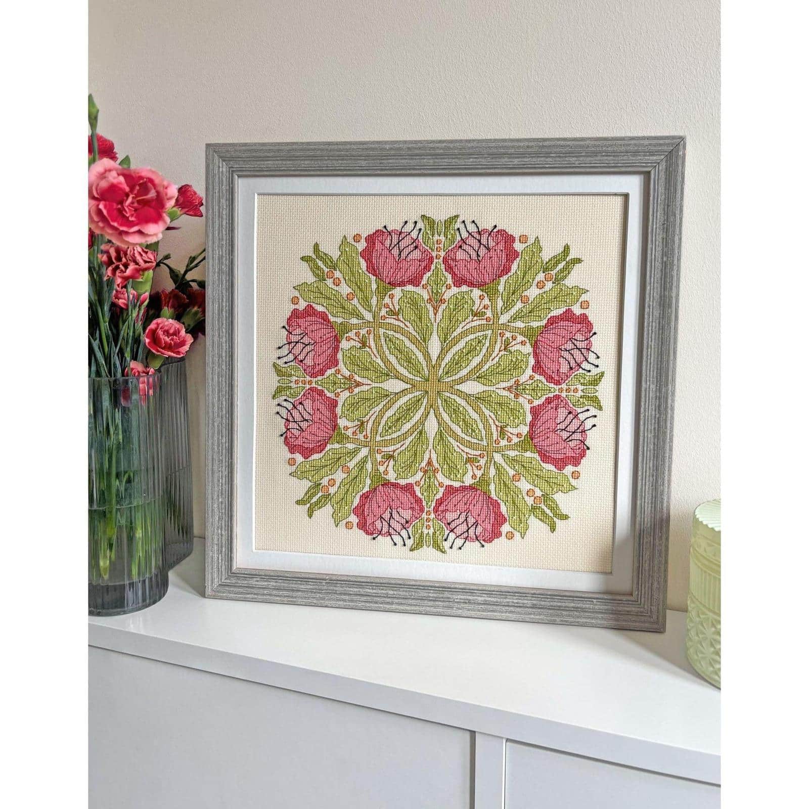 Bothy Threads Celtic Poppies Counted Cross Stitch Kit