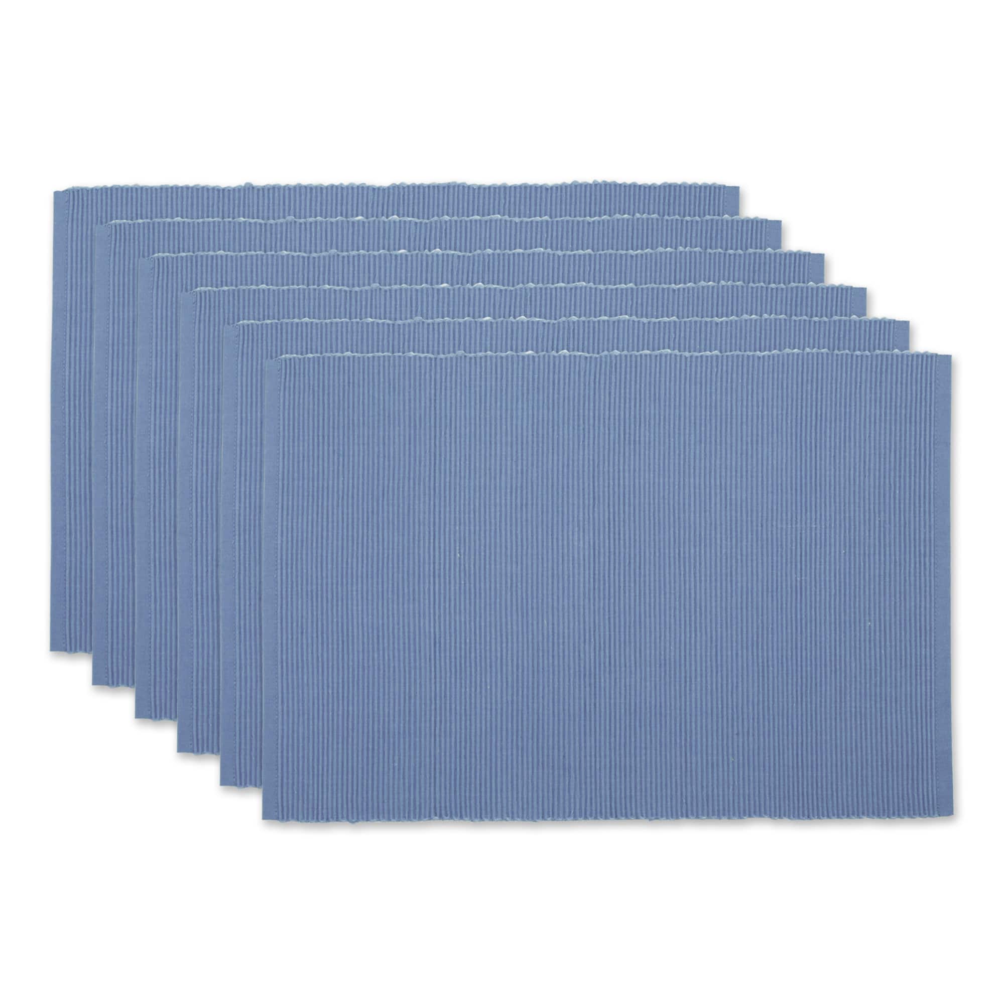 DII® Ribbed Cotton Placemats