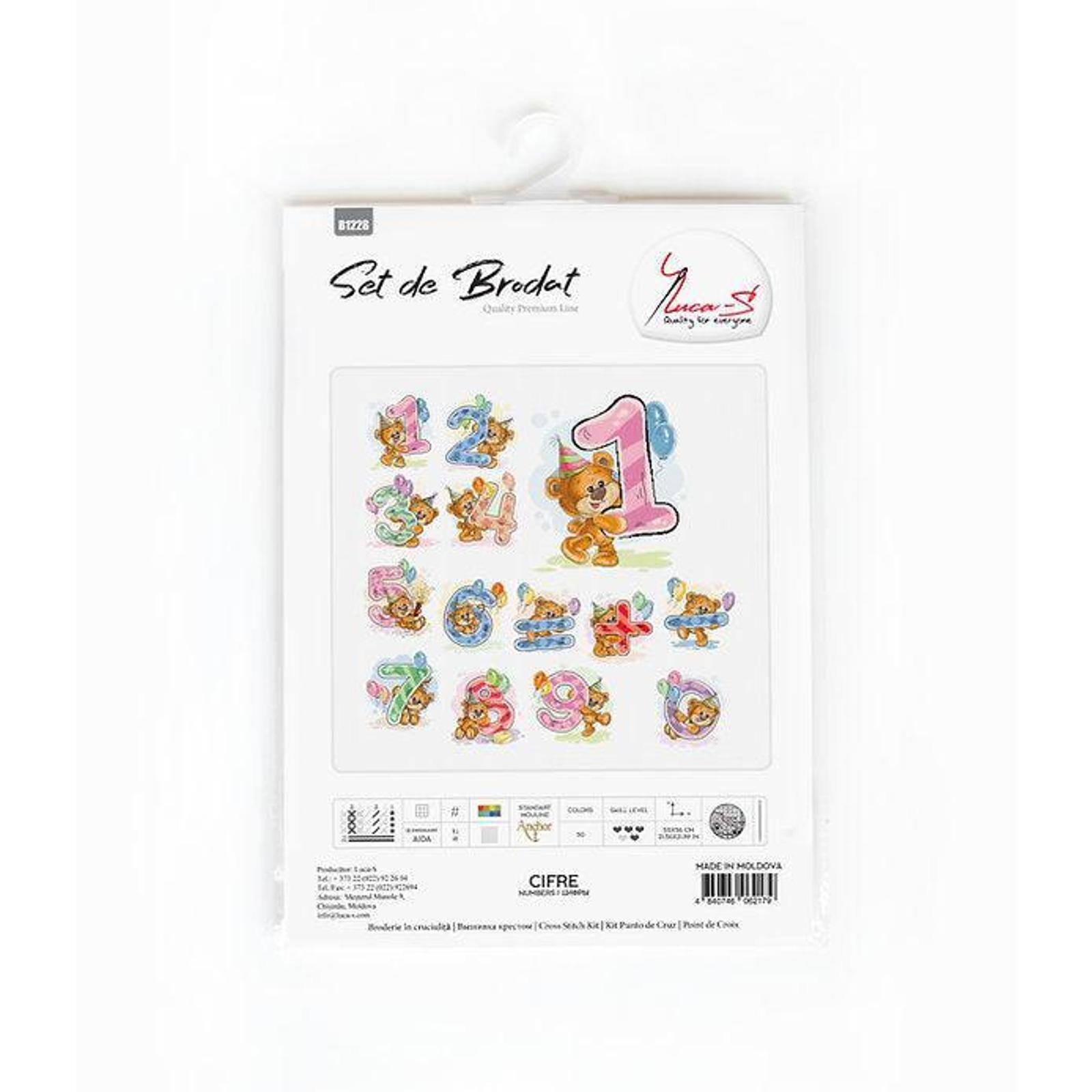 Luca-s Numbers Counted Cross Stitch Kit