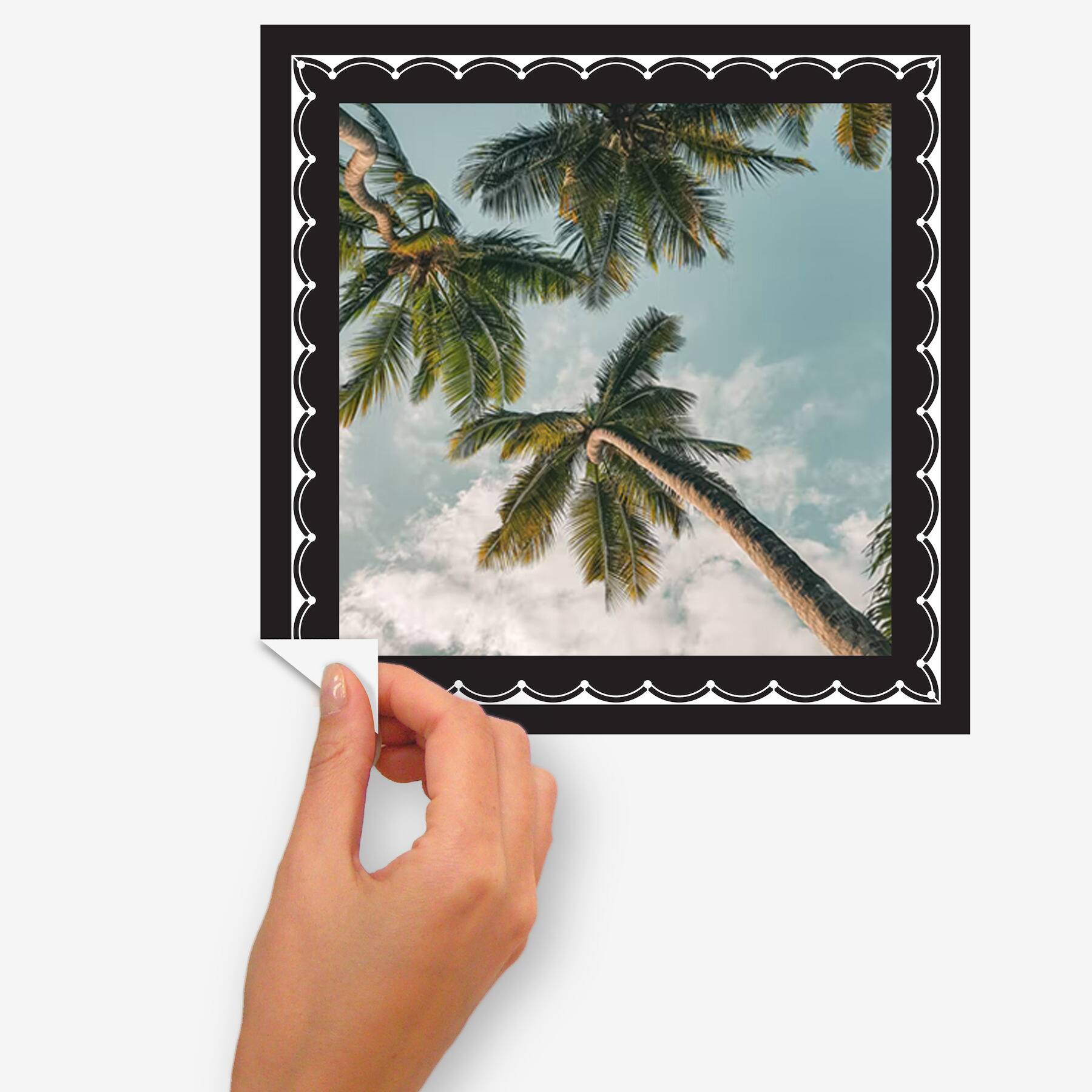 RoomMates Black & White Ornate Gallery Frames Peel & Stick Wall Decals