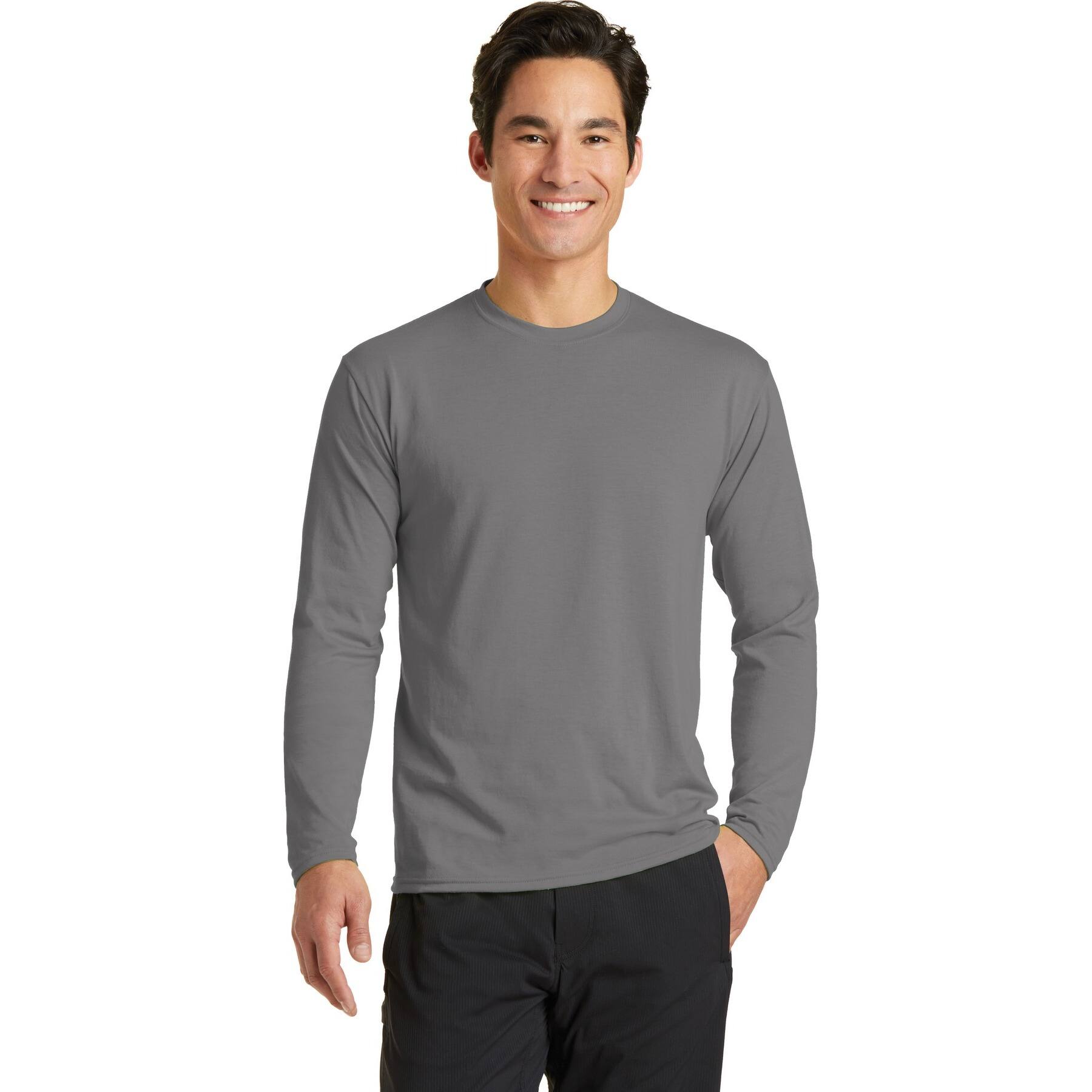 Port & Company® Long Sleeve Performance Blend T-Shirt