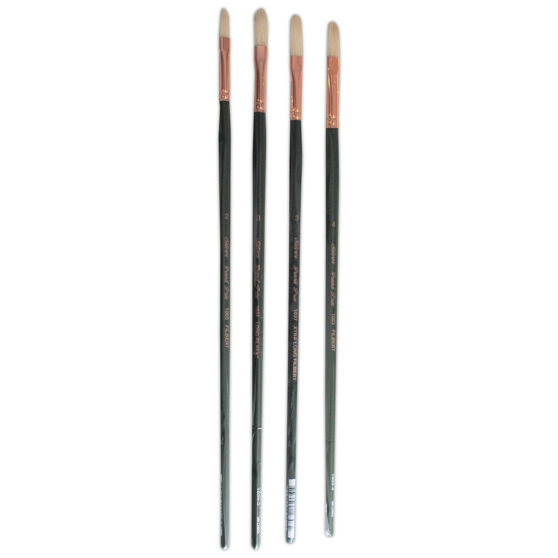 Silver Brush Limited Grand Prix® 4 Piece Large Multilength Filberts Brush set
