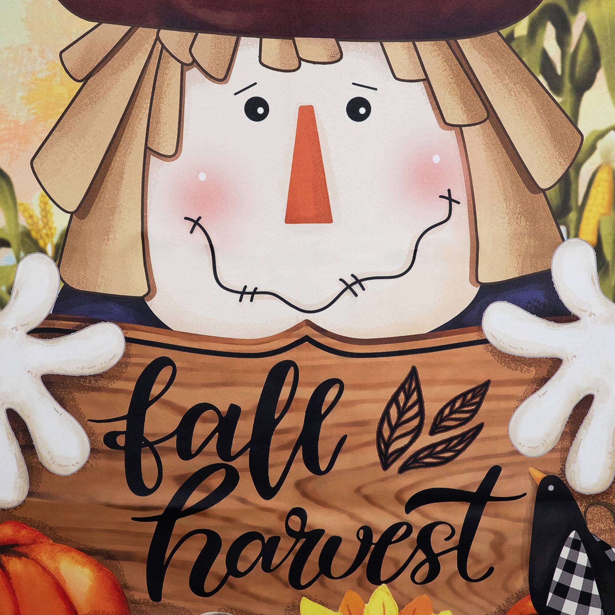 40" x 28" Scarecrow Fall Harvest Outdoor House Flag