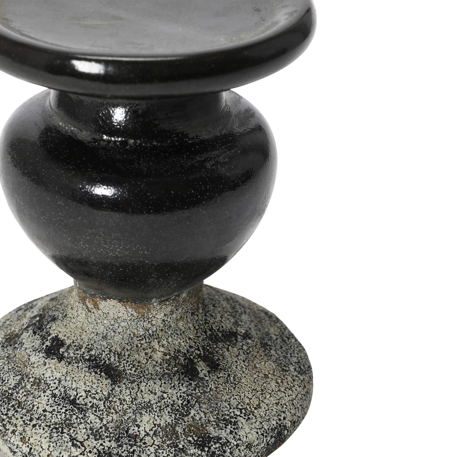 Hello Honey® 5" 2-Tone Sculptural Terra Cotta Candle Holder