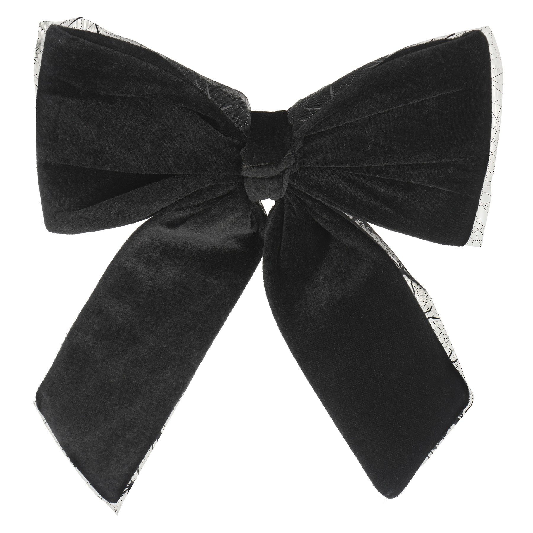 15" Black Spider Puffy Bow by Celebrate It®