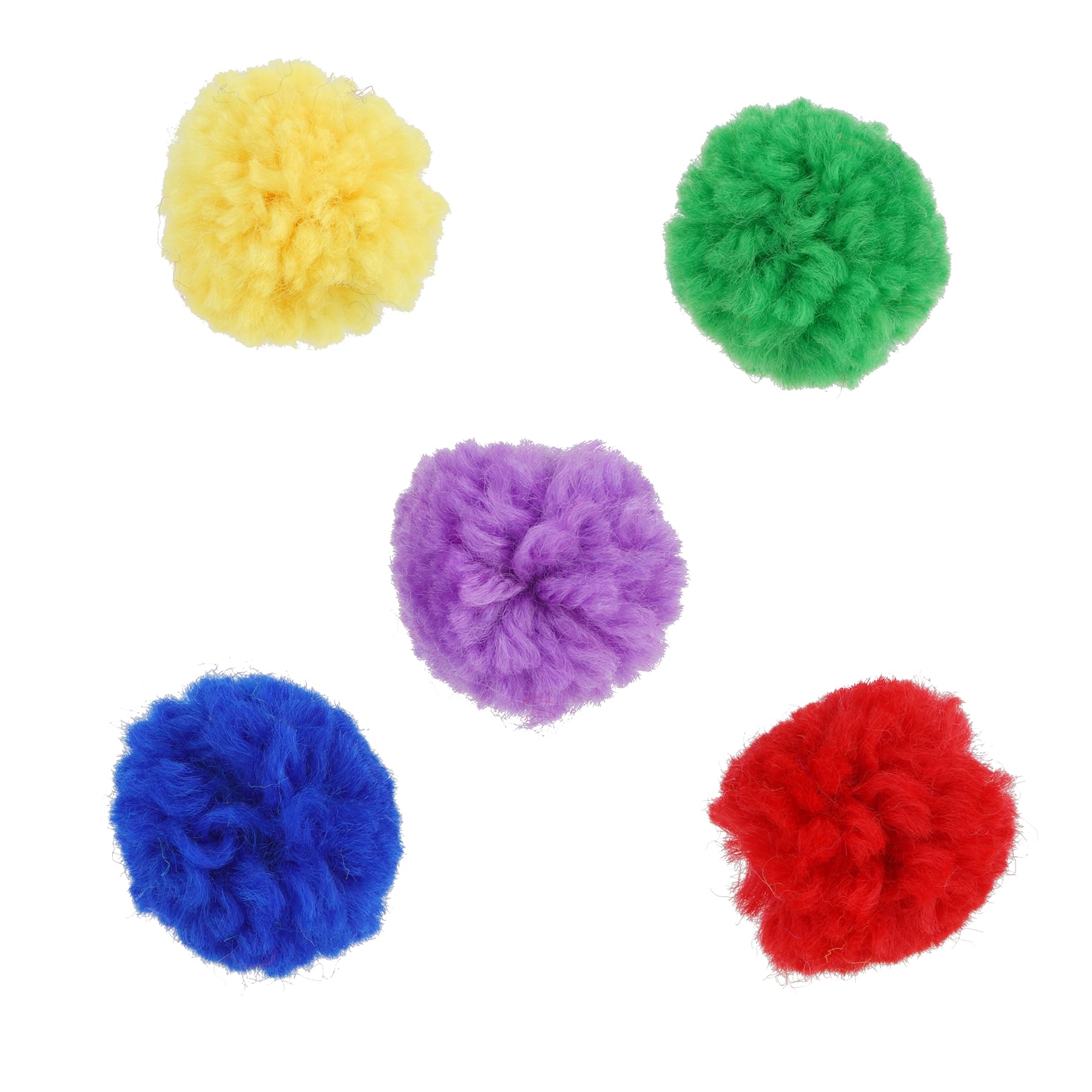 12 Packs: 60 ct. (720 total) Rainbow Yarn Pom Poms by Creatology™
